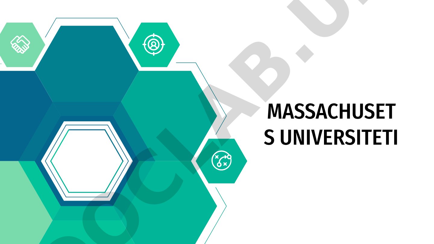 Massachusets universiteti tarixi va akademik dasturlari