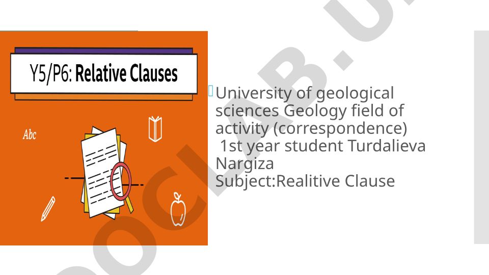 Relative Clause