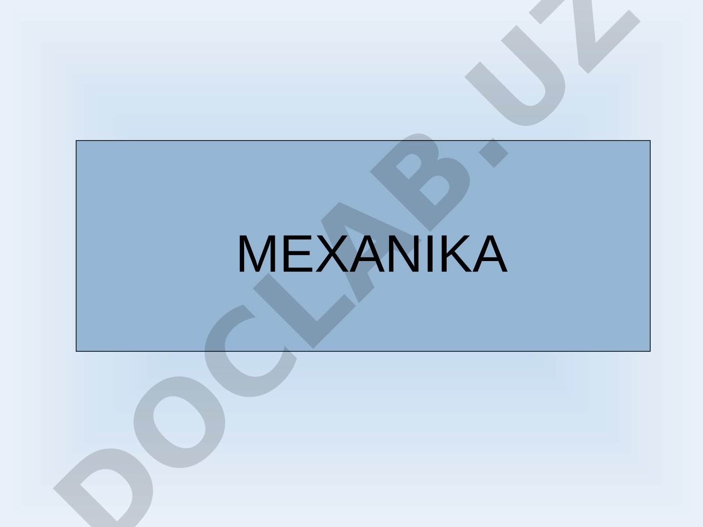 Mexanika