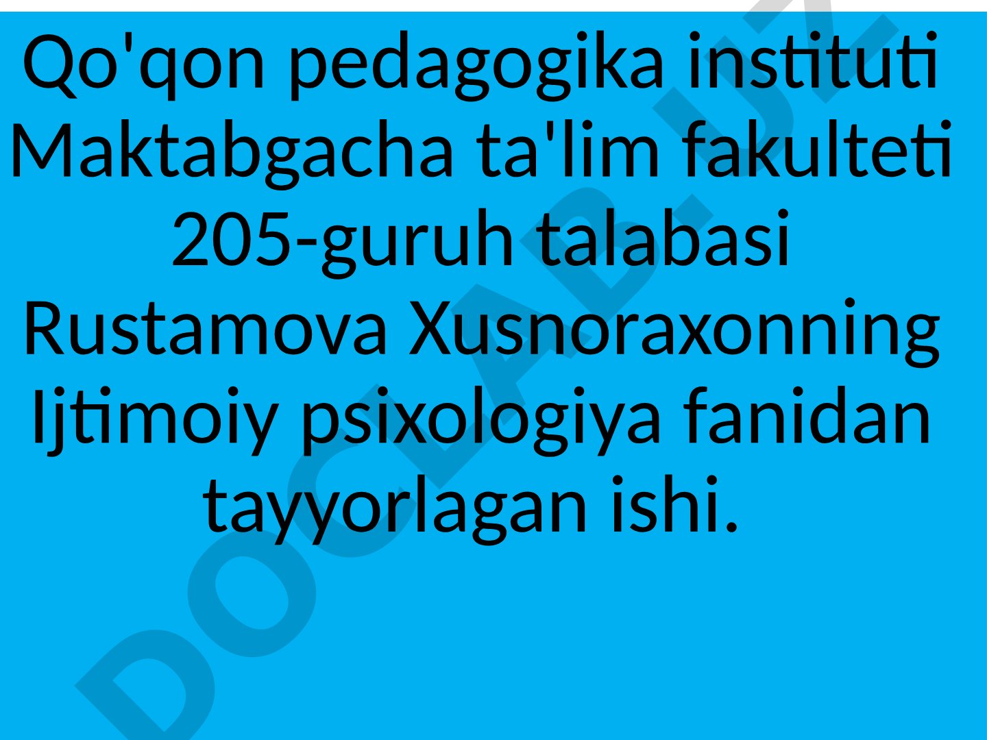 Boshqaruv psixologiyasi. Liderlik nazariyalari