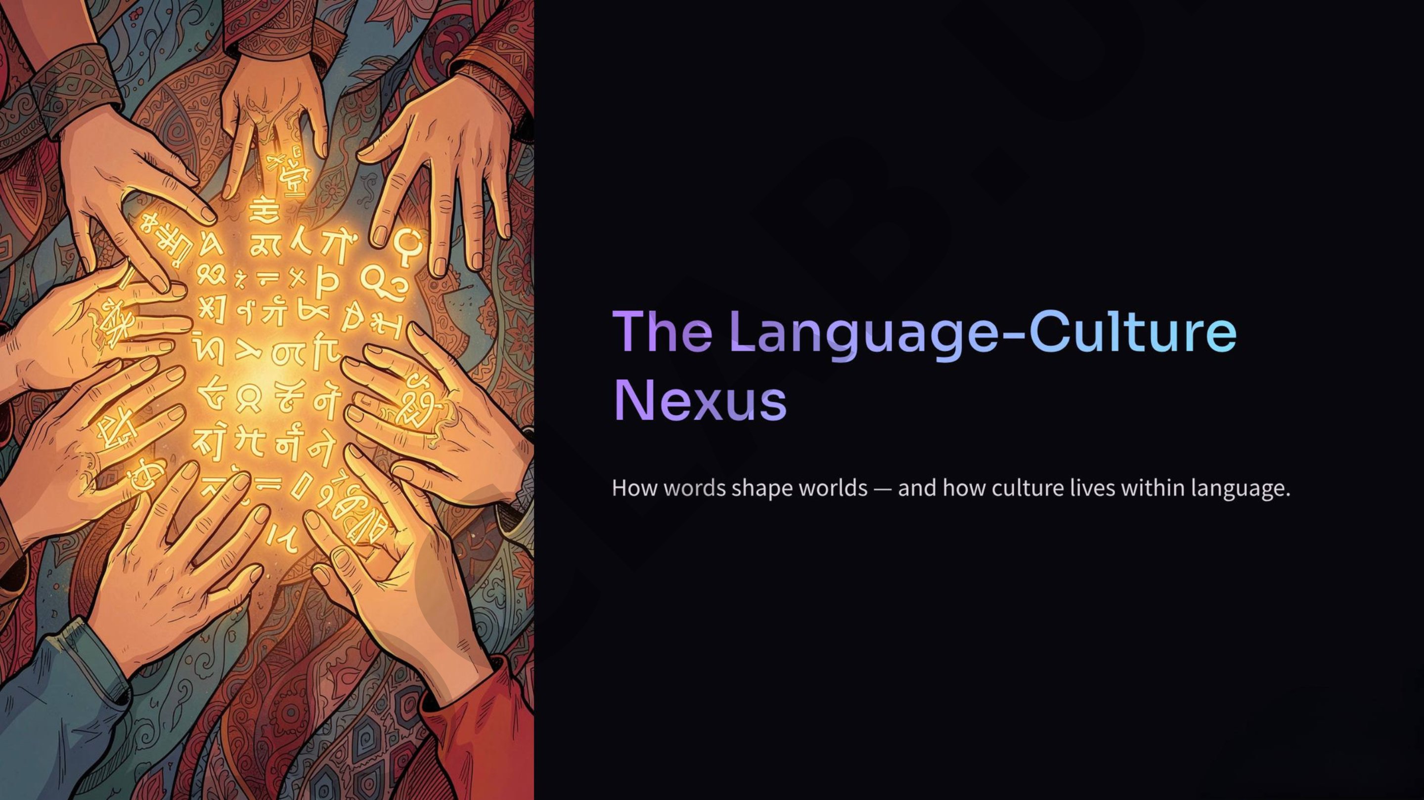 How words shape worlds — and how culture lives within language