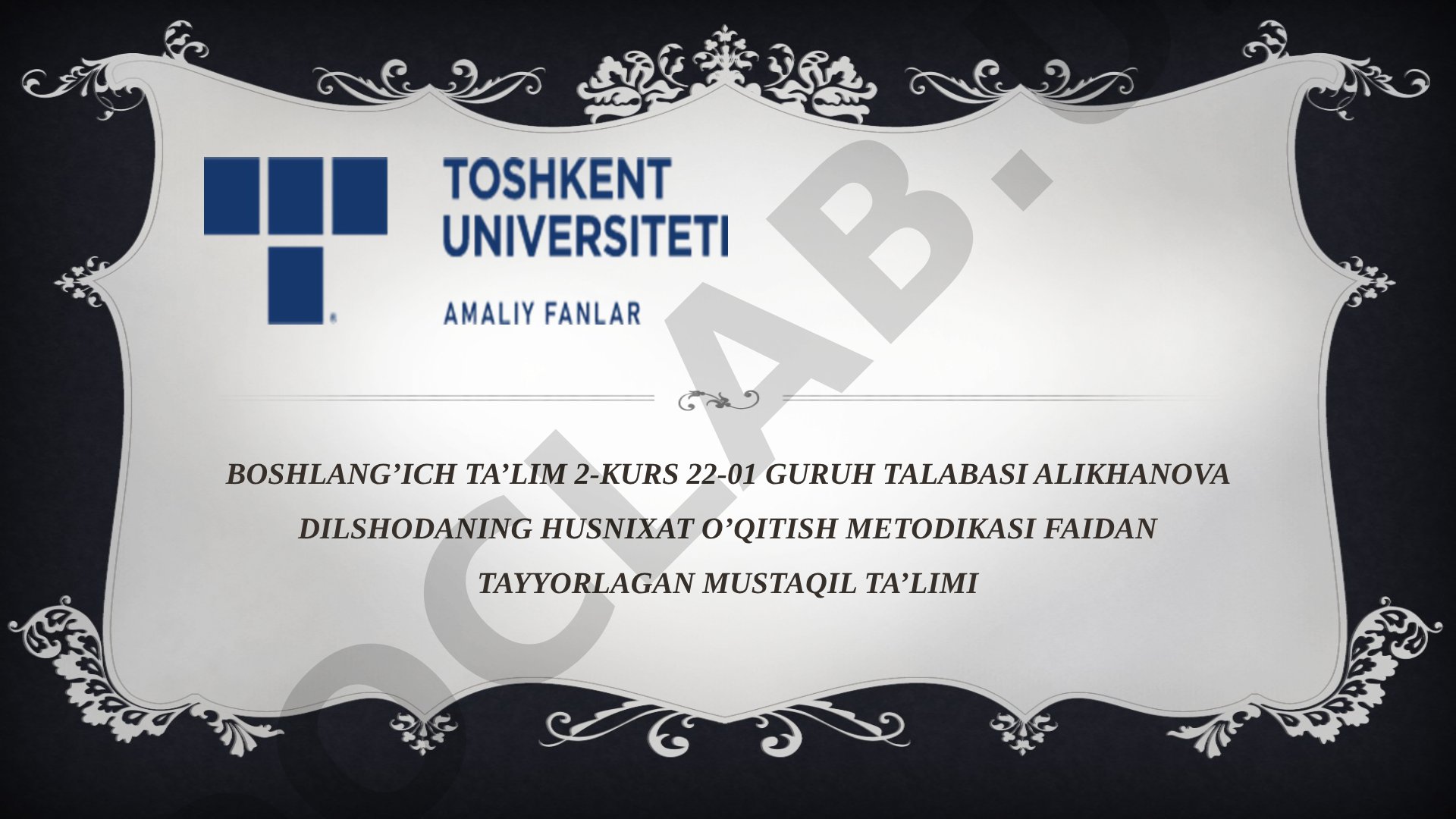 Raqamlarni yozish metodikasi, elementlar, guruhlar va qoidalar haqida taqdimot