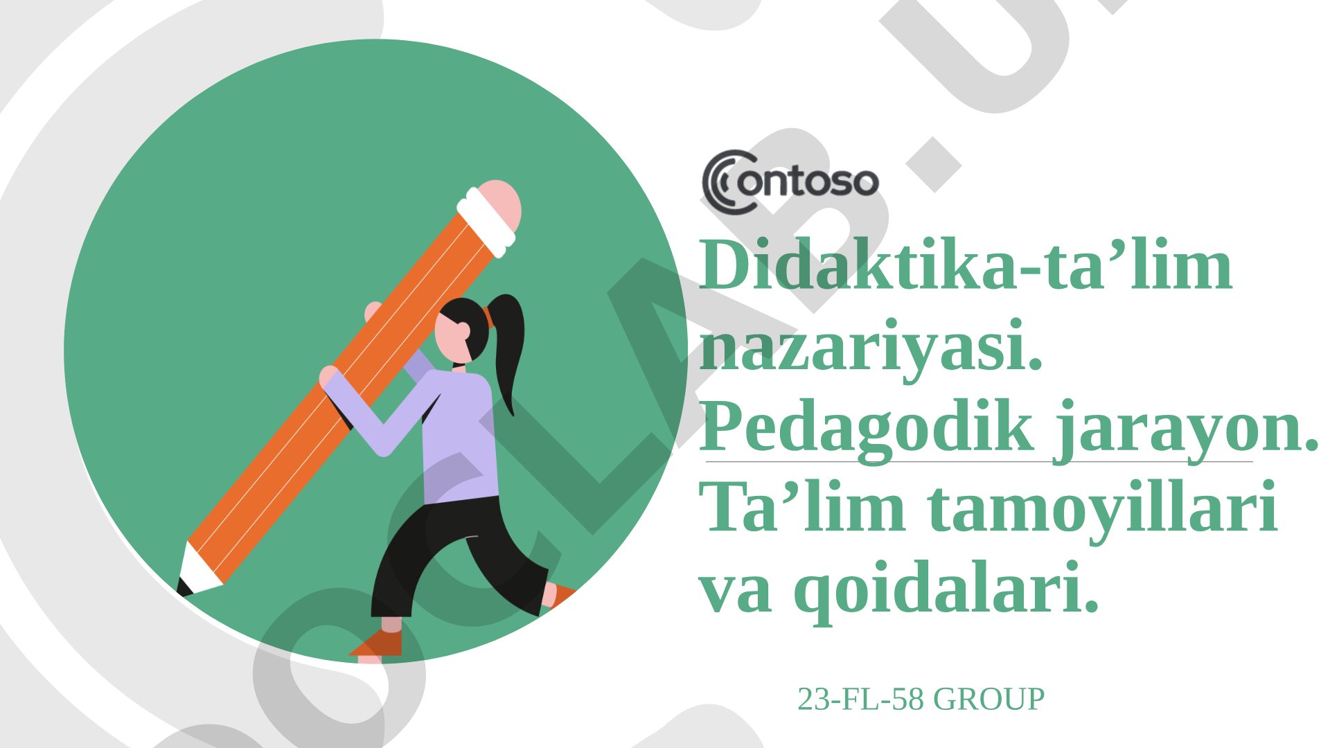 Didaktika – ta'lim nazariyasi