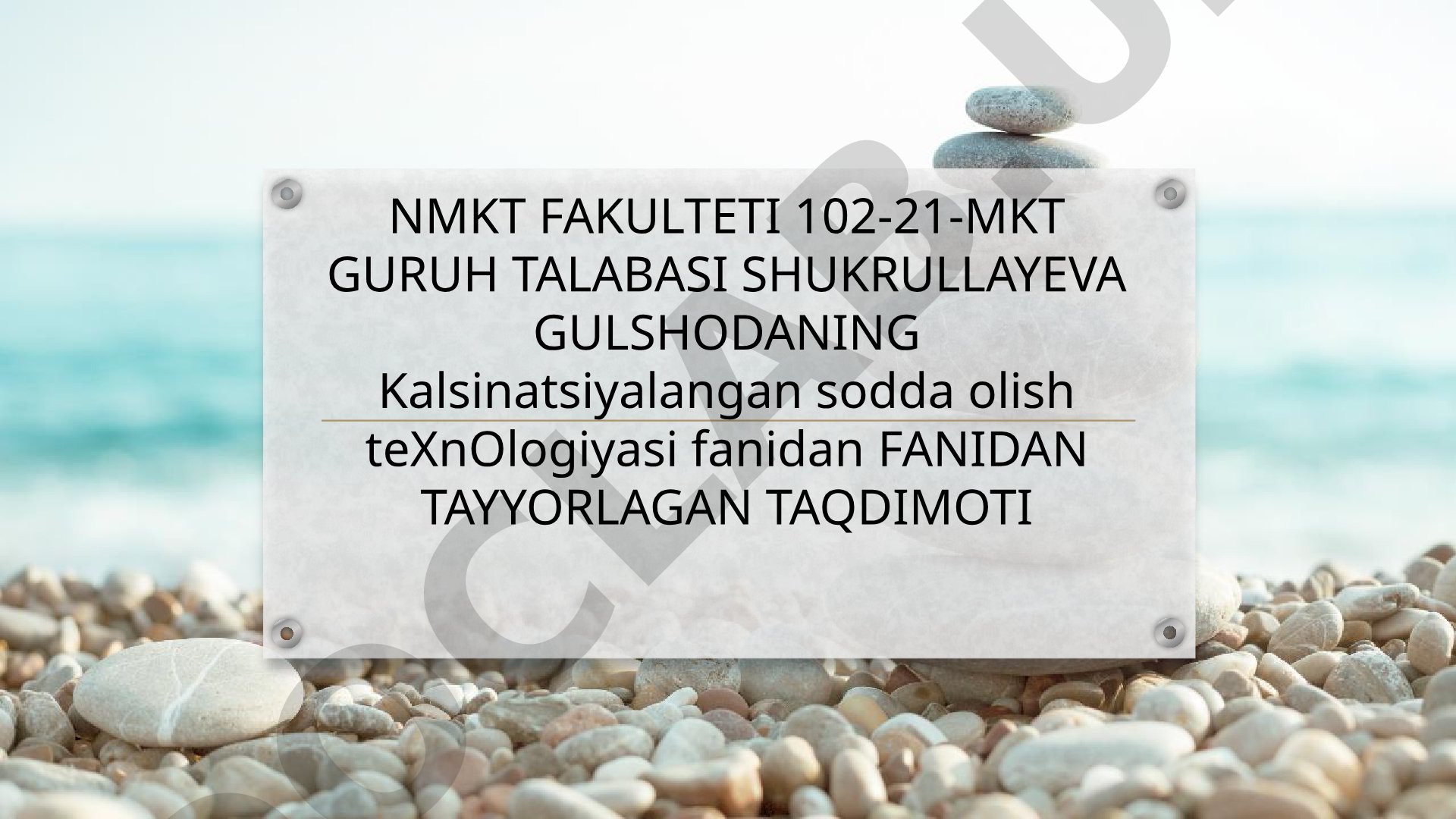 KOH ishlab chiqarish texnologiyasi va uning qo‘llanilish sohasi