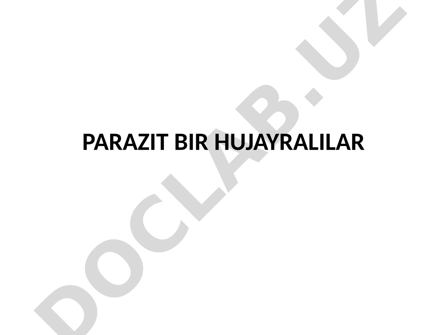 Parazit bir hujayralilar: hayvonsimon xivchinlilar