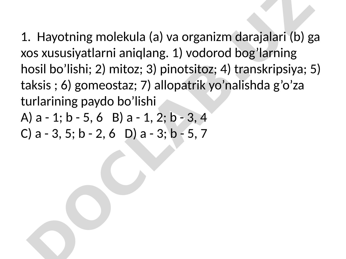 Hayot tuzilishi darajalari va tarixiy usul