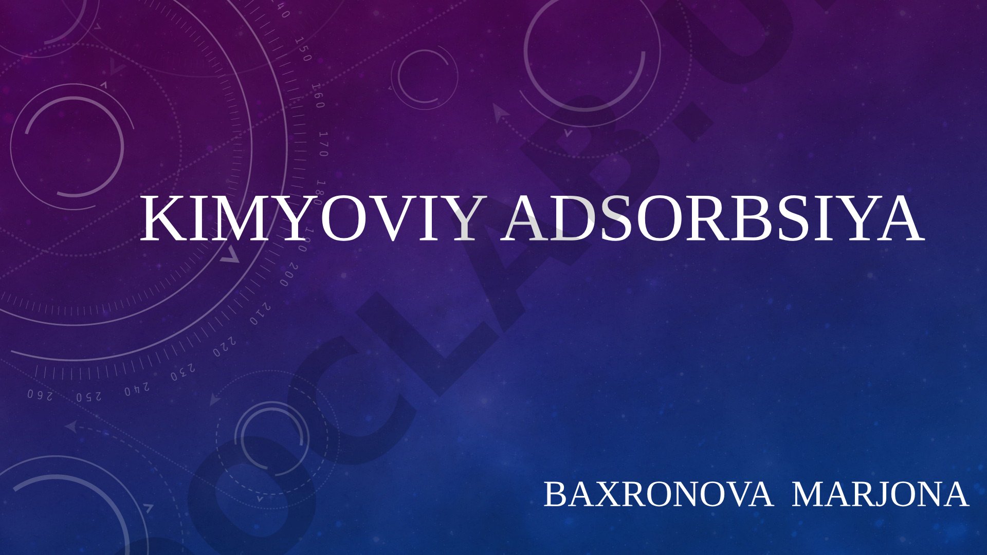 Kimyoviy adsorbsiya