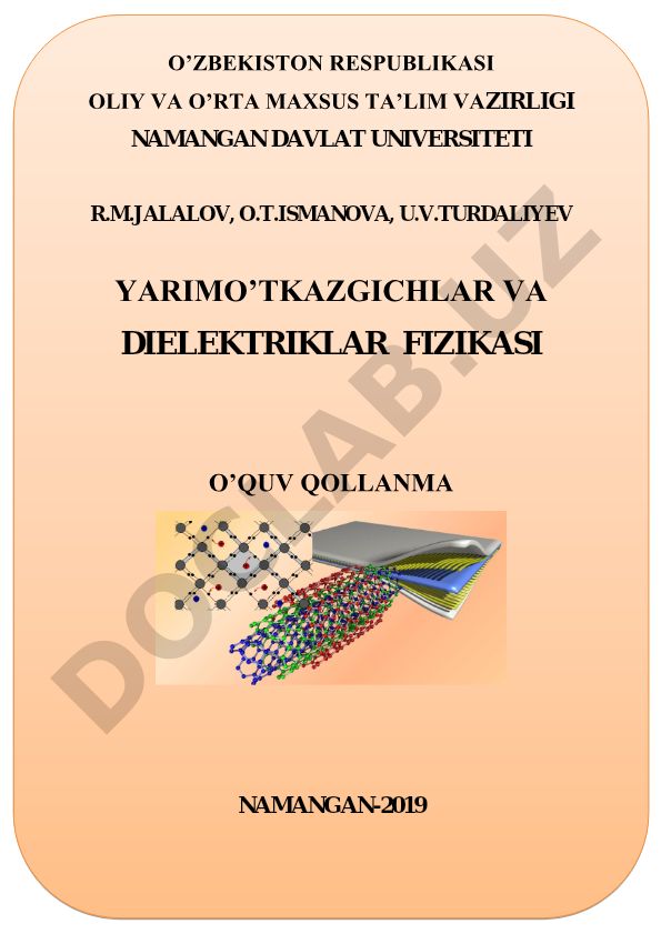 Yarimo'tkazgichlar va dielektriklar fizikasi