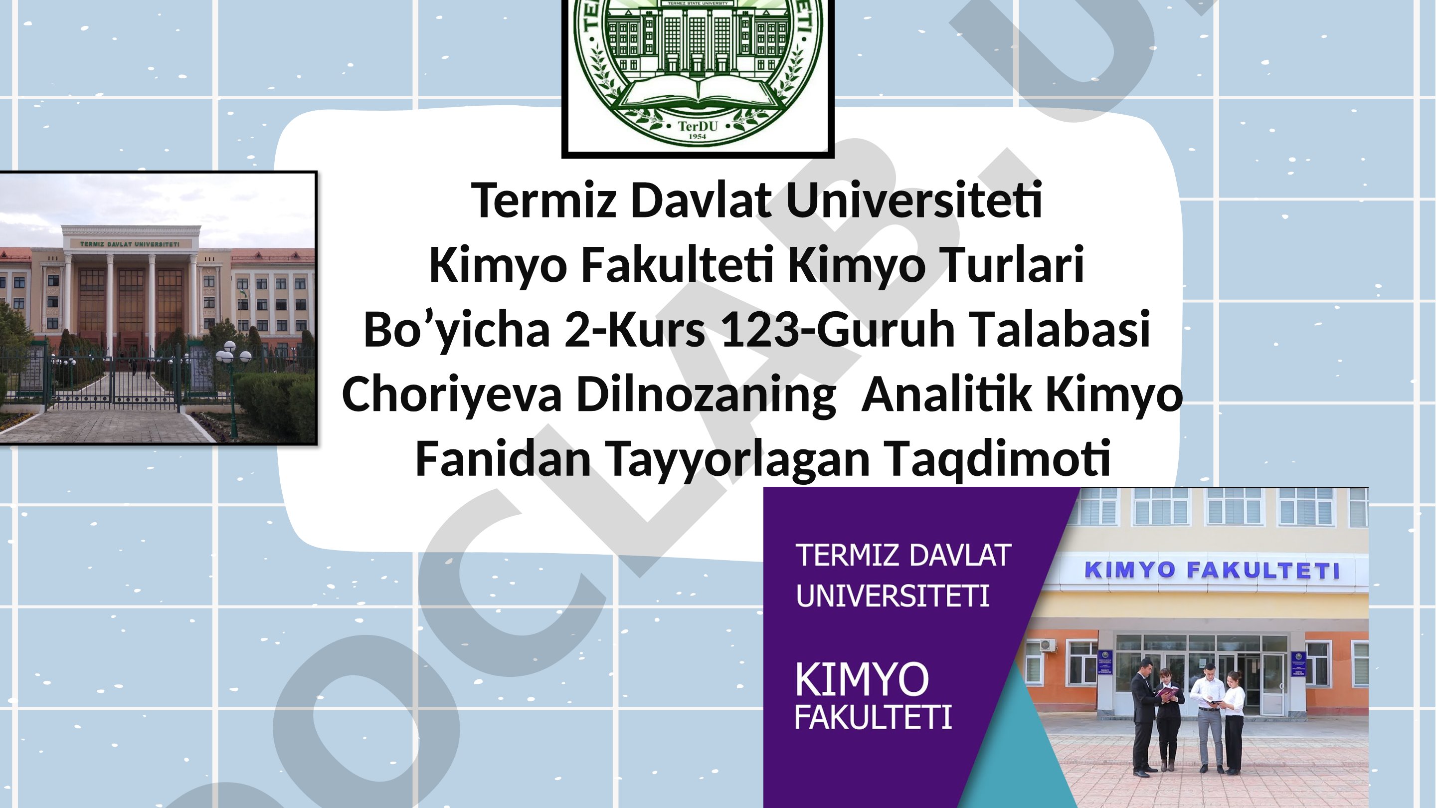 Rux (II) kationining analitik kimyosi