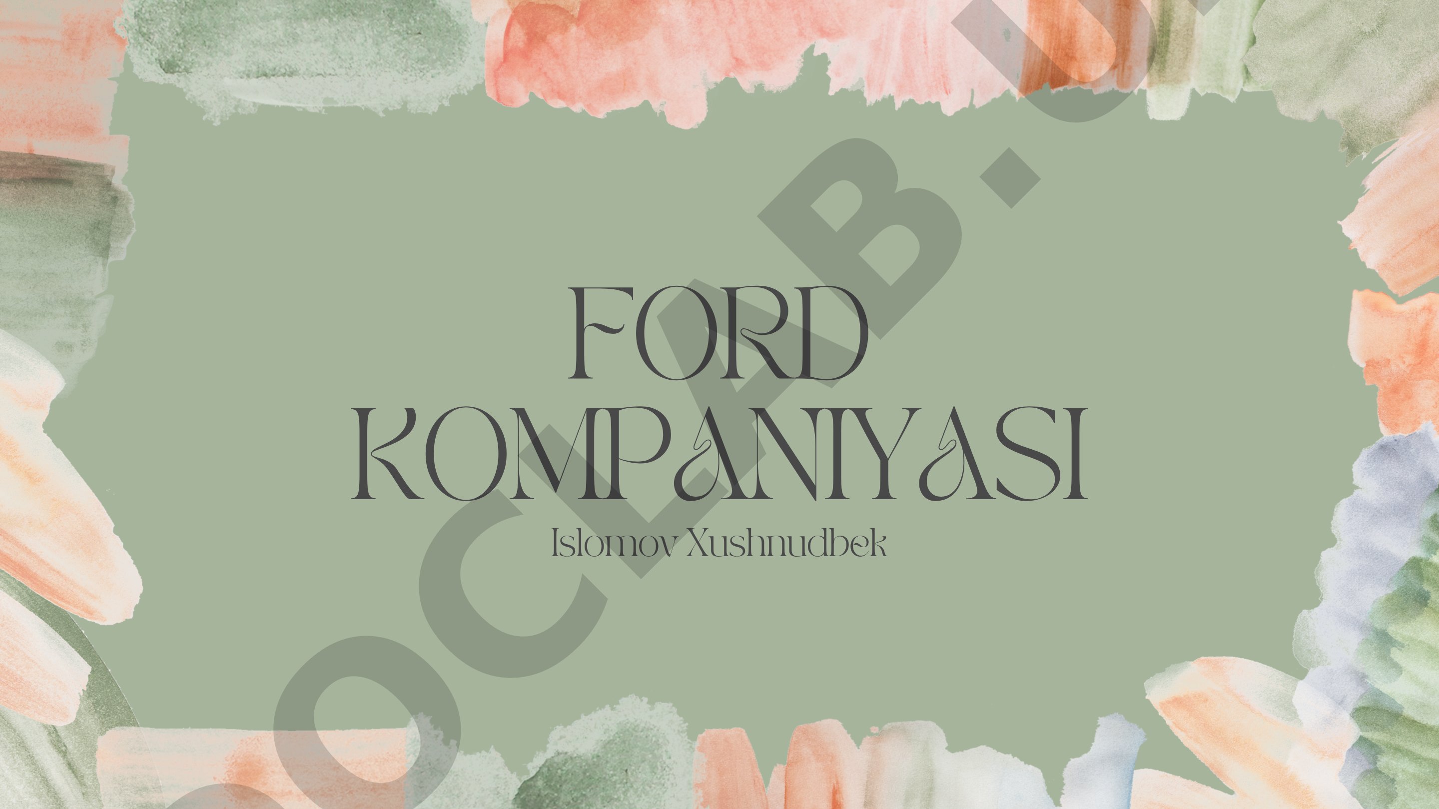 Ford kompaniyasi