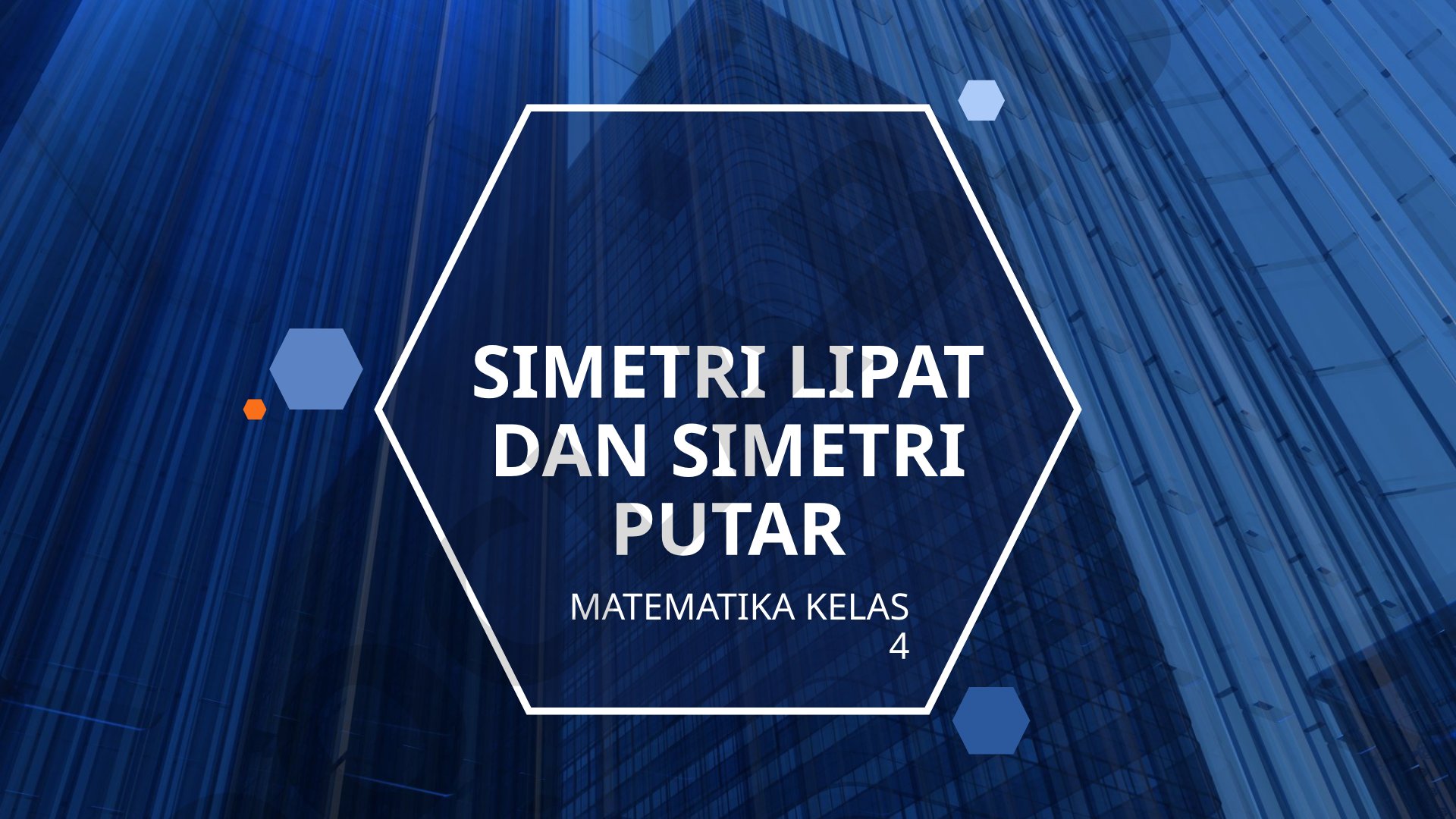 Simetri lipat dan simetri putar matematika kelas 4