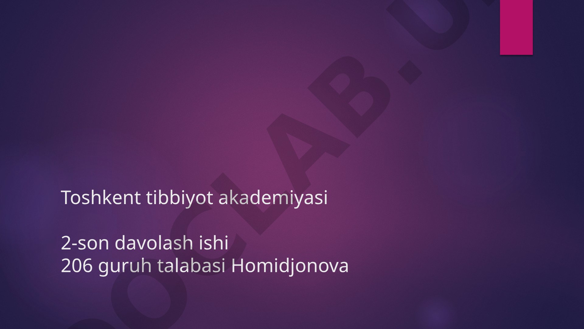 Jarrohlar mehnat gigiyenasi