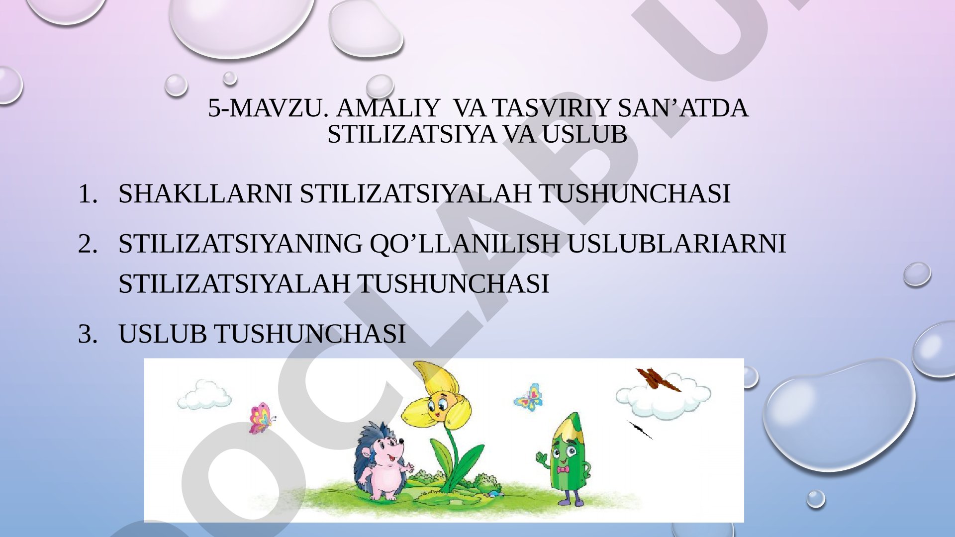 Amaliy va tasviriy san’atda stilizatsiya va uslub