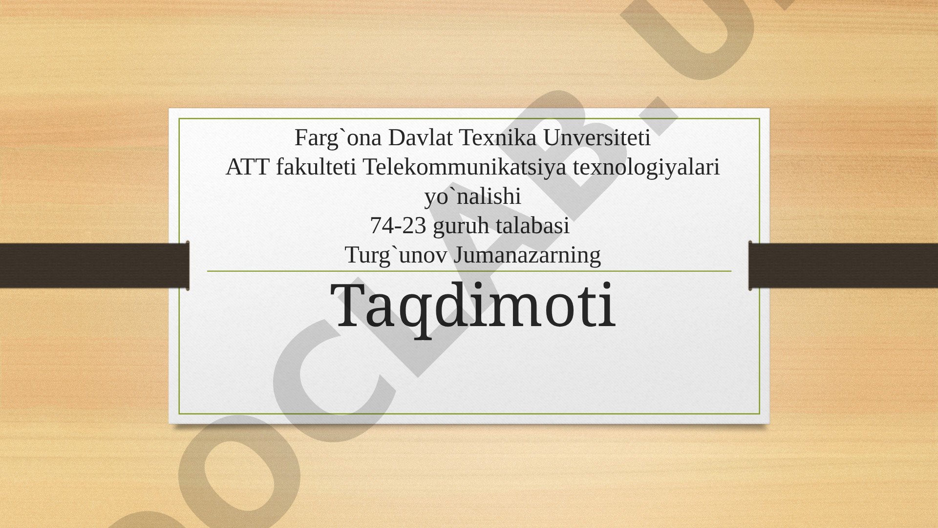 Analog va raqamli televidenie signallari: telekommunikatsiya texnologiyalari nuqtai nazaridan tahlili