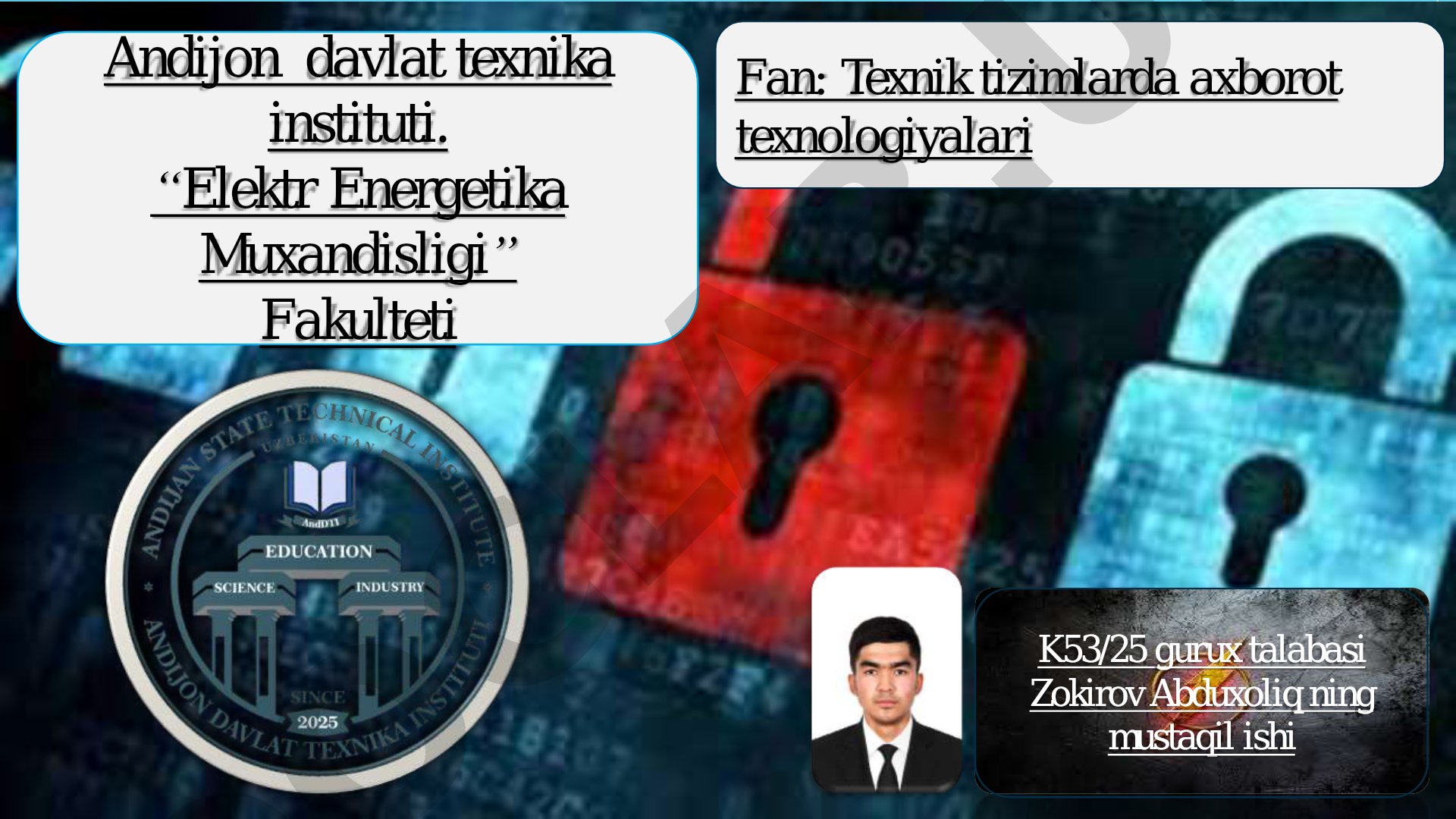 Zamonaviy operatsion tizimlar taxlili