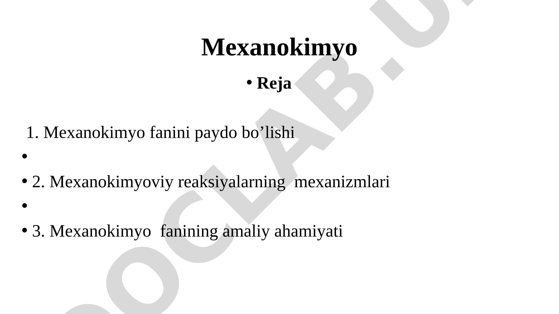 Mexanokimyo: tarixi, mexanizmlari va amaliy ahamiyati