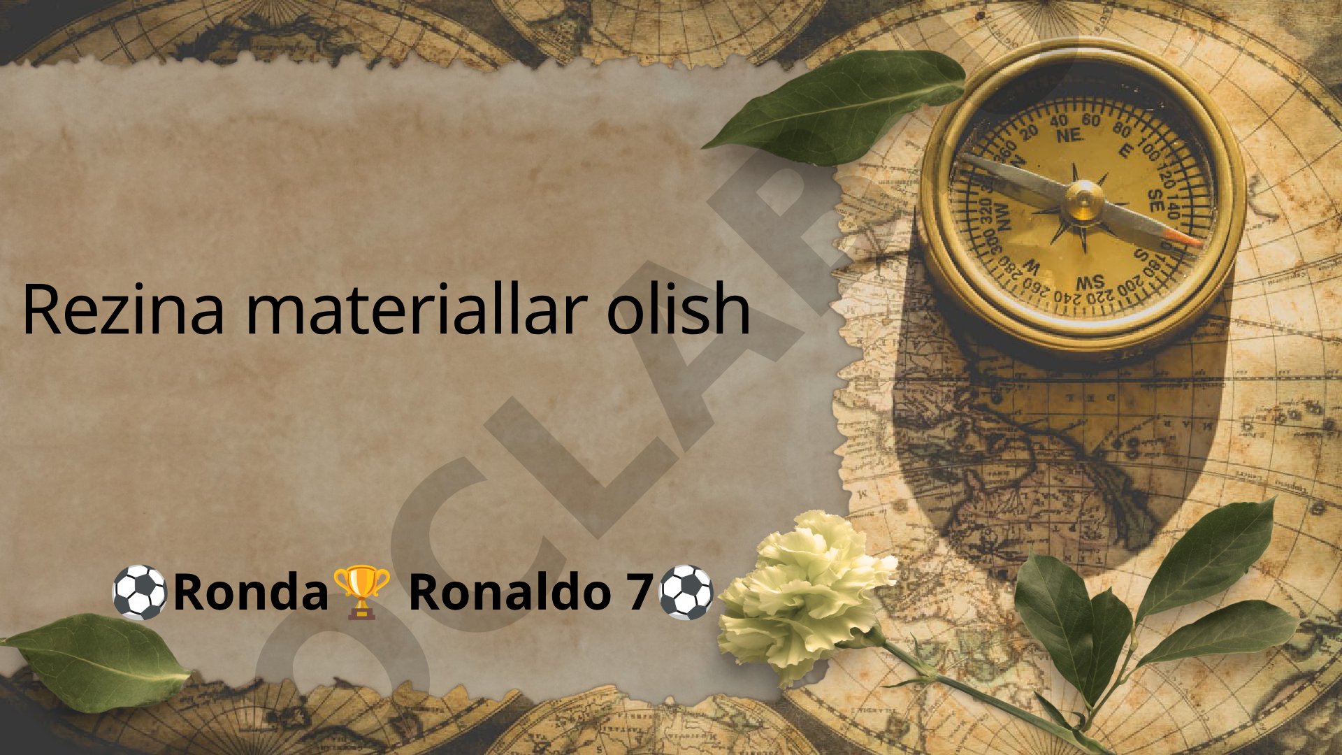 Rezina materiallar olish usullari va xususiyatlari