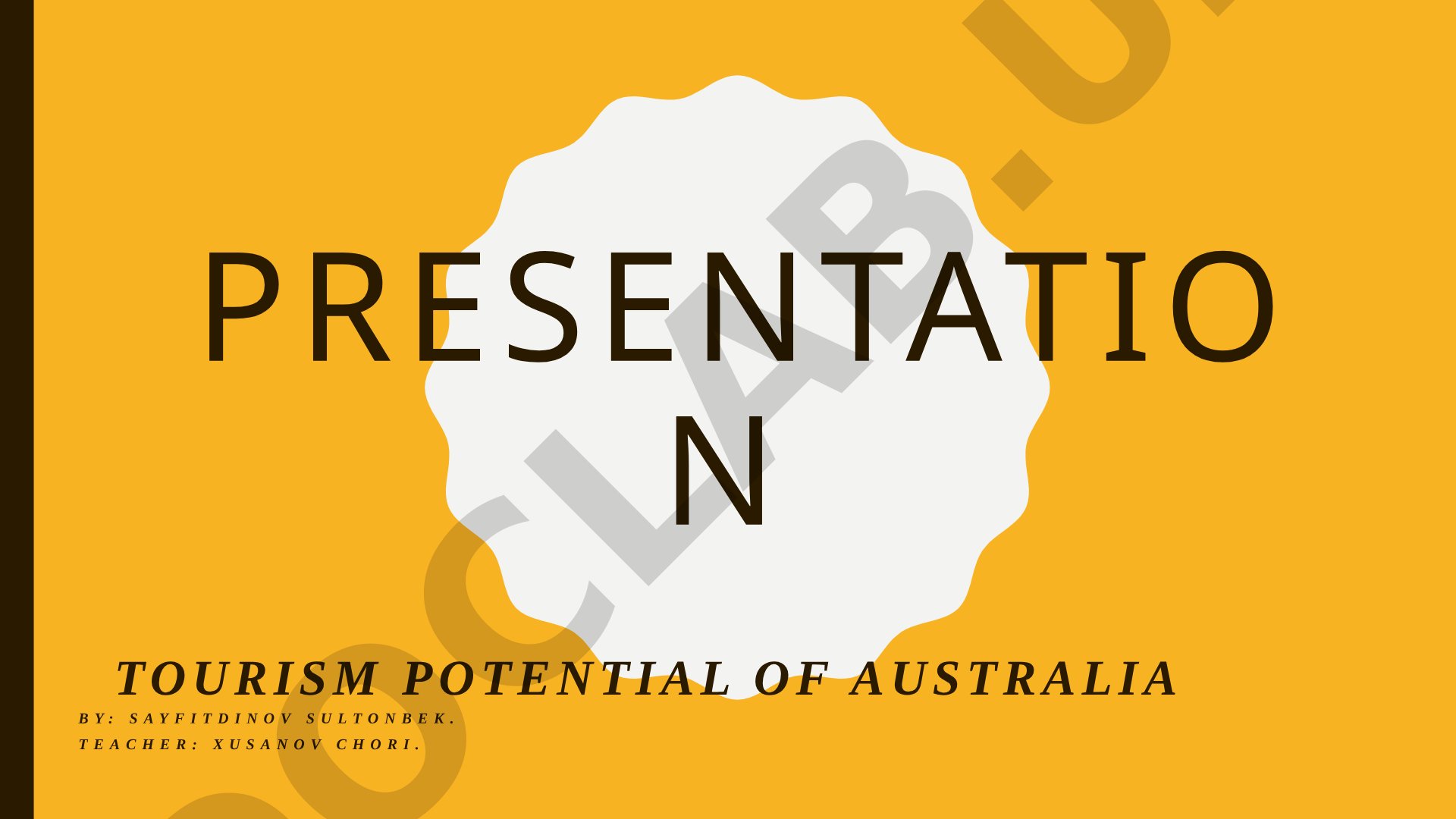 Tourism potential of Australia