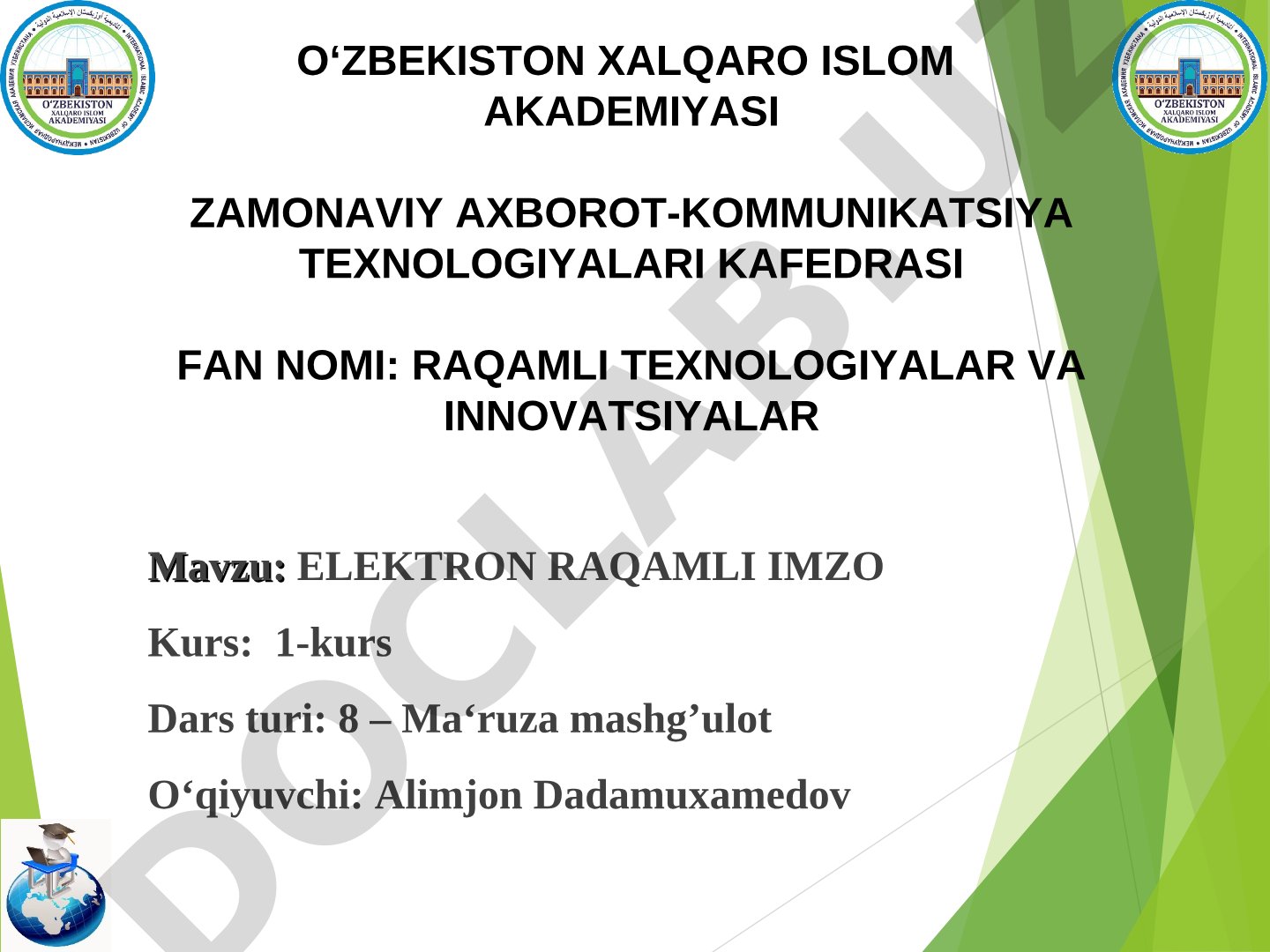 Elektron raqamli imzo