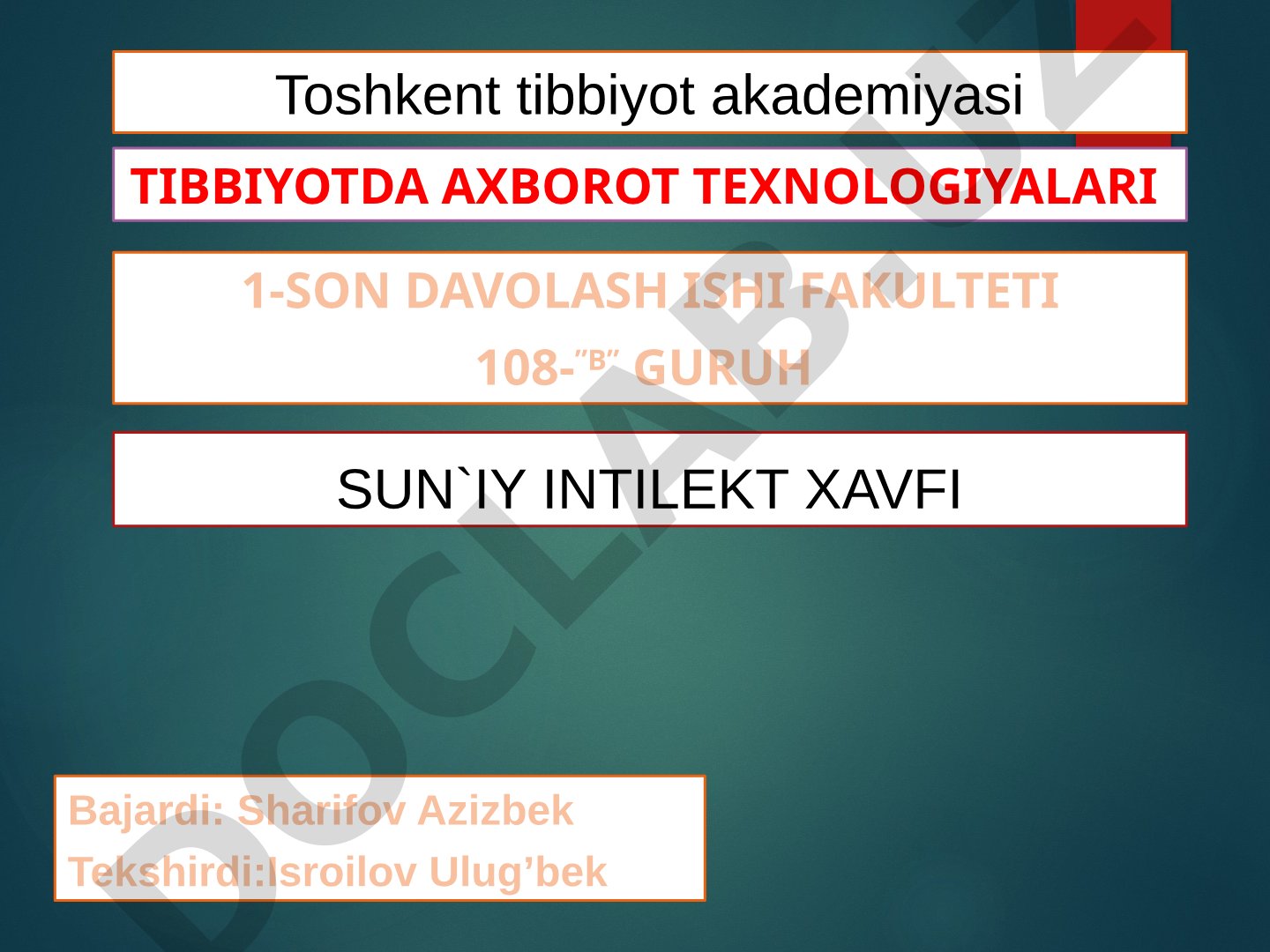 Sun’iy intellekt xavfi