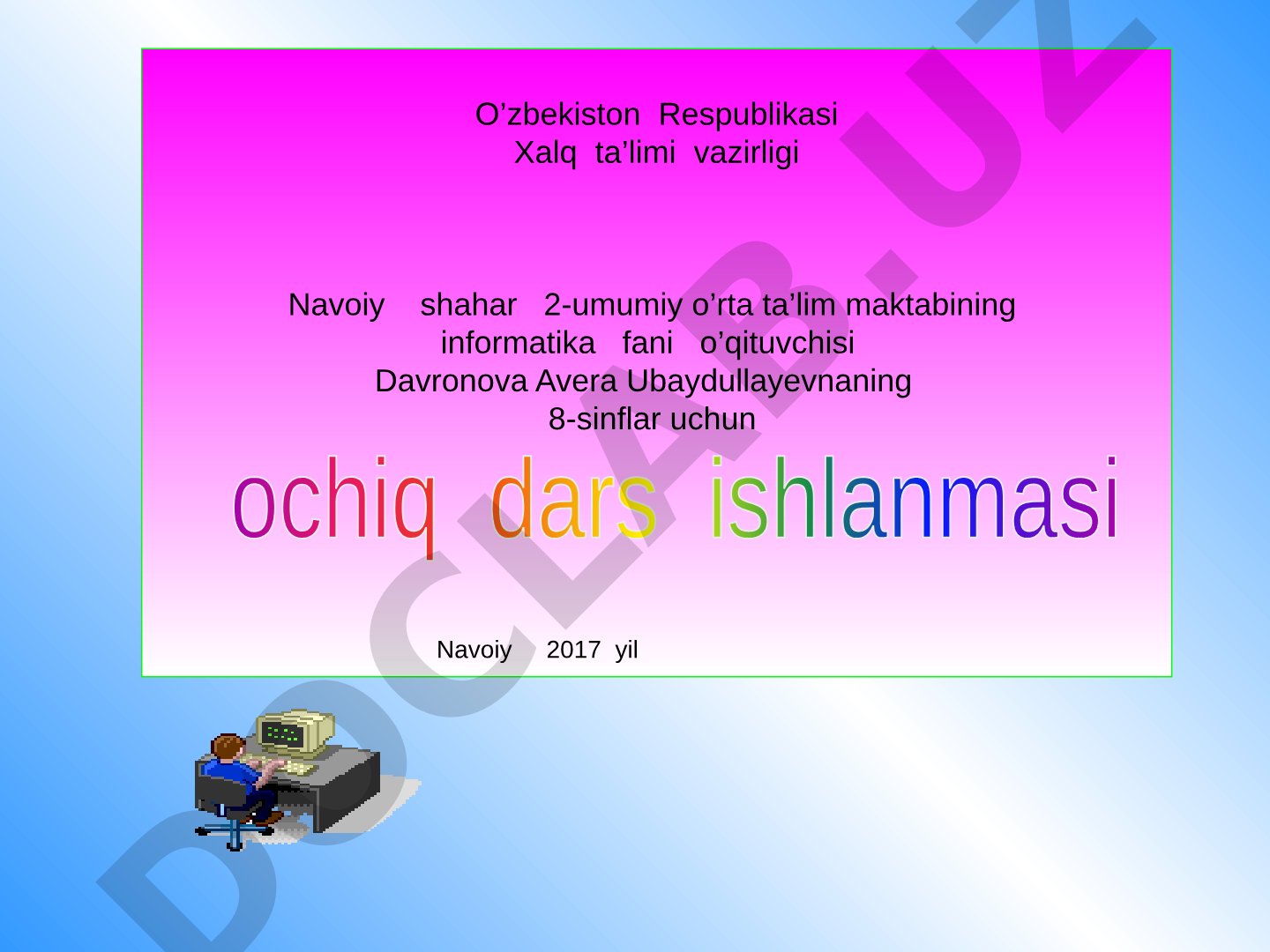 Matematik formulalar bilan ishlash