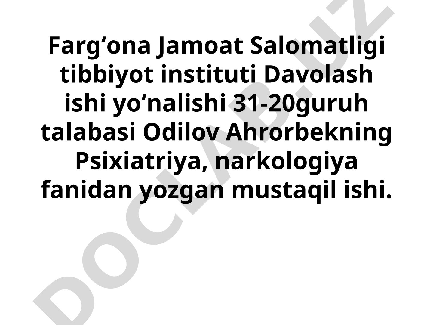 Psixiatriyada Demensiyalar