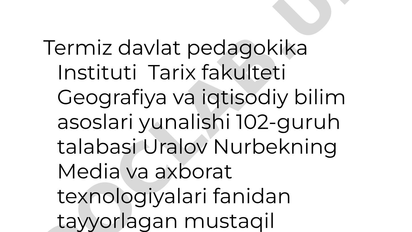 OAVlarda senzura kelib chiqishning murakkab sabablari