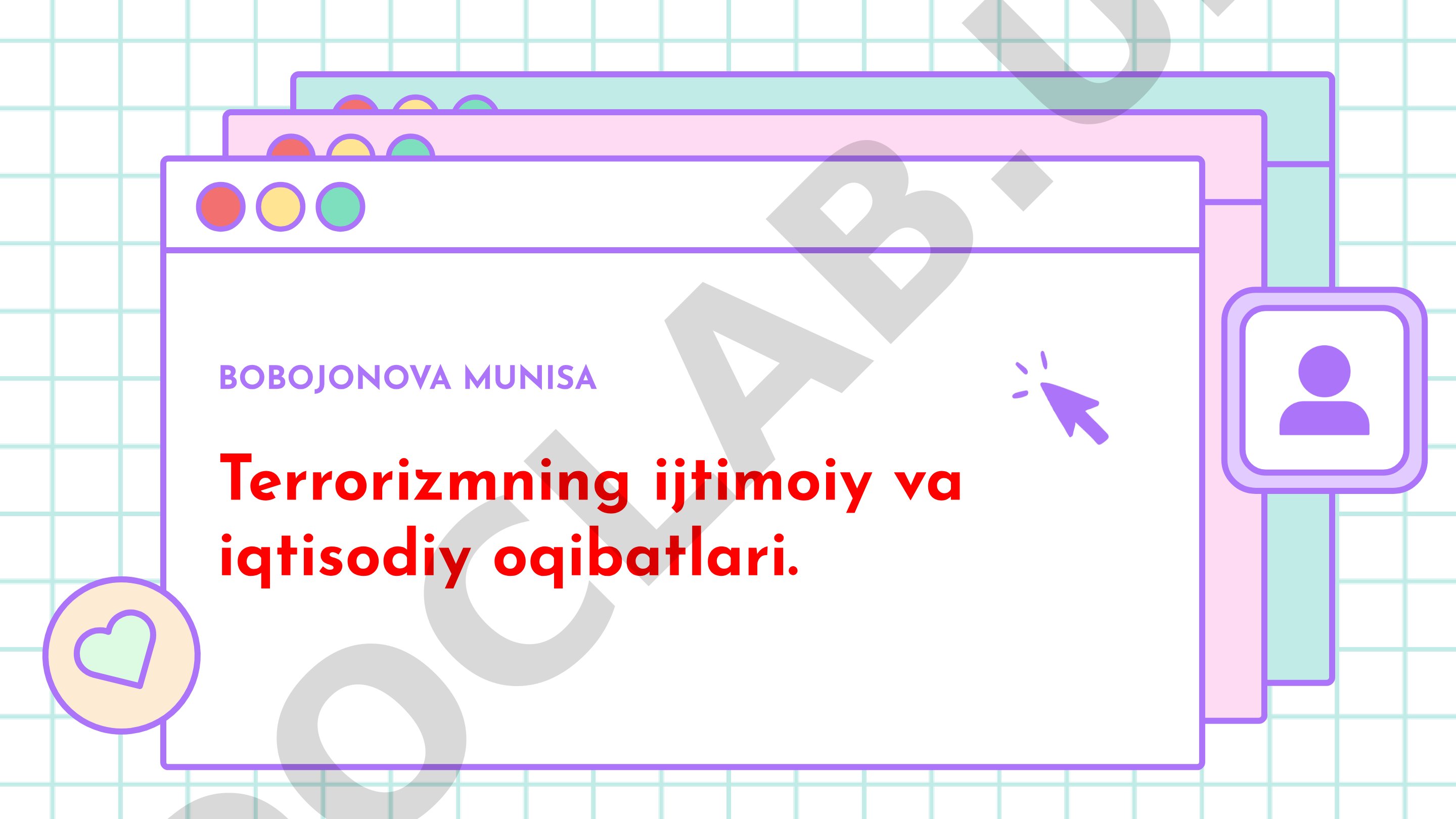 Terrorizmning ijtimoiy va iqtisodiy oqibatlari