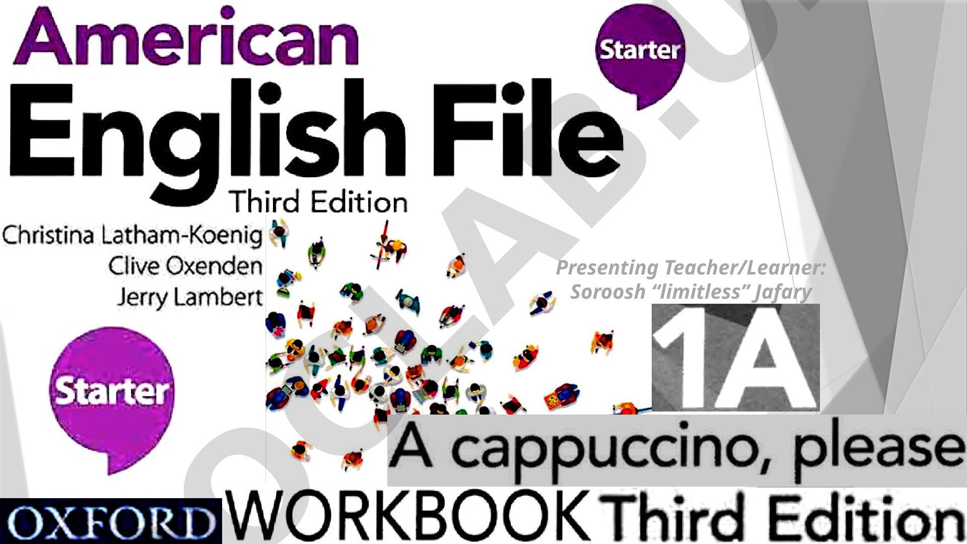 Interactive English exercises with partner checking