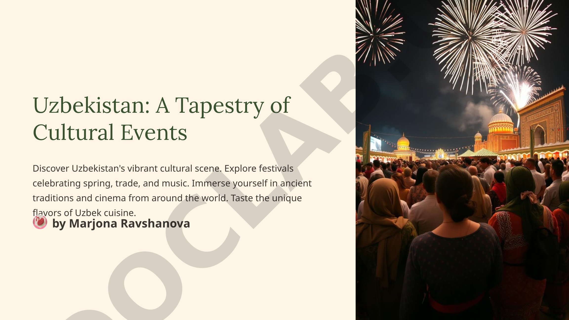 Uzbekistan: A Tapestry of Cultural Events