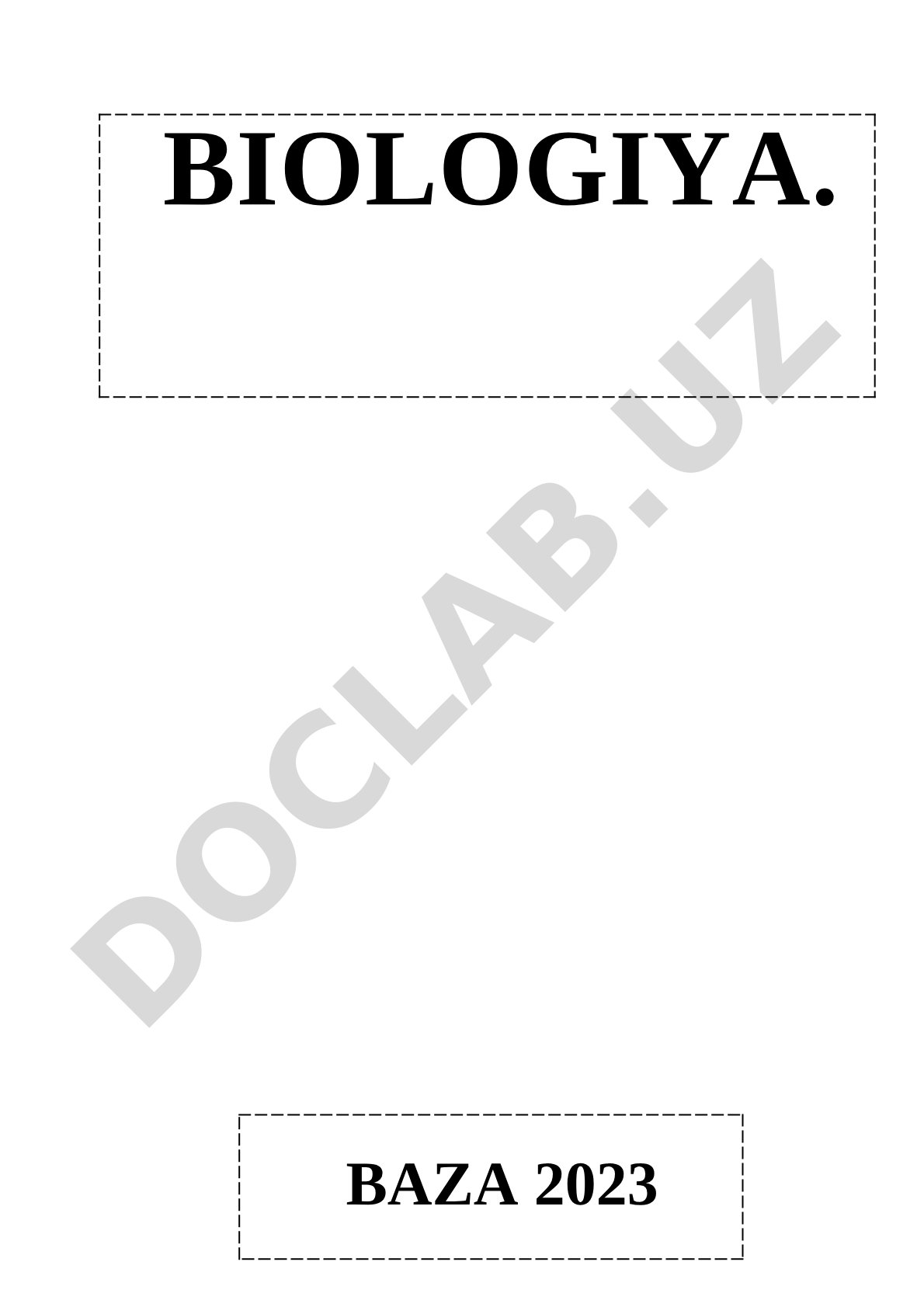 Biologiya test savollari: murakkab uch bargchali o'simliklar