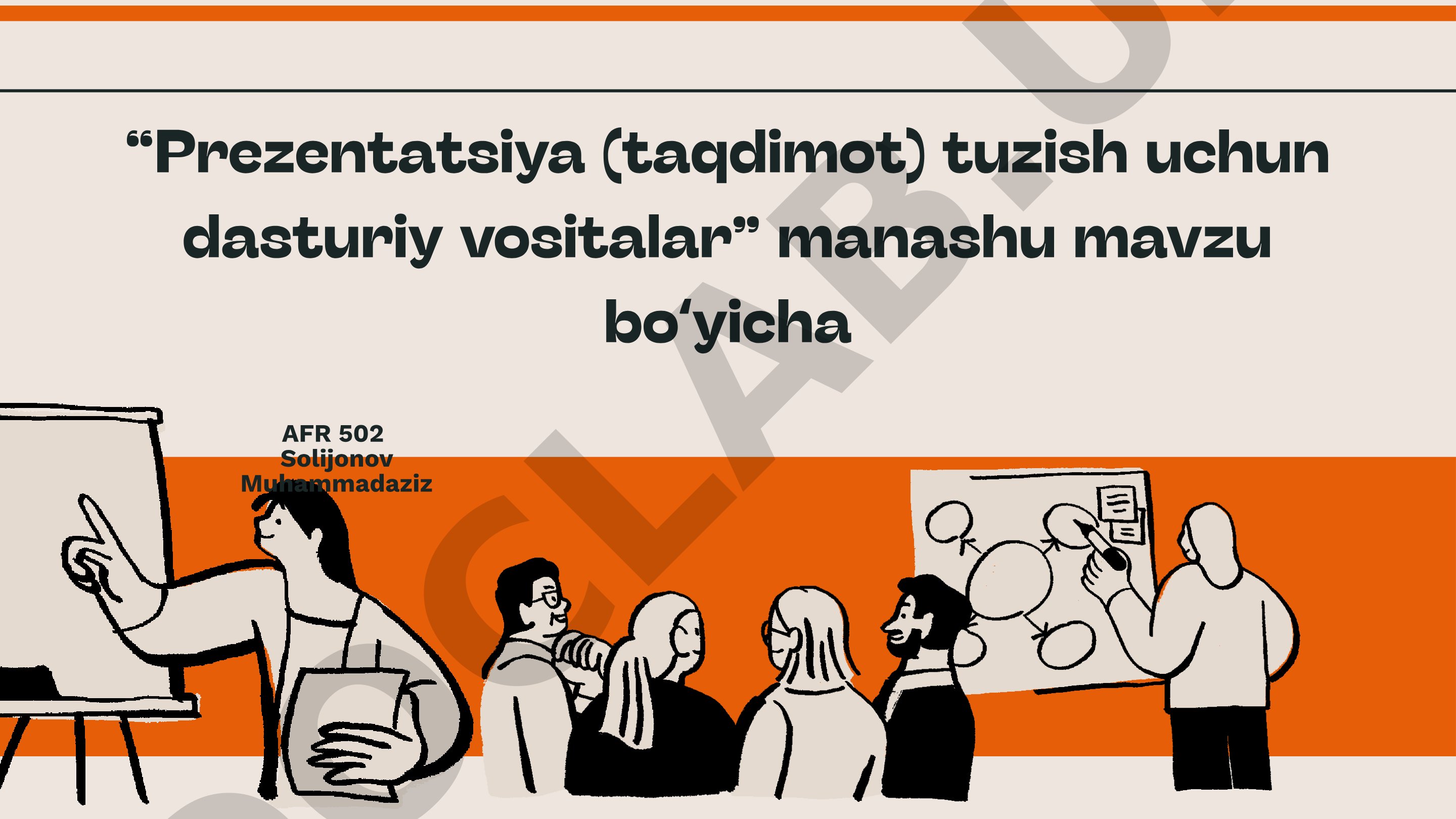 Slaydlar yaratish uchun dasturiy vositalar