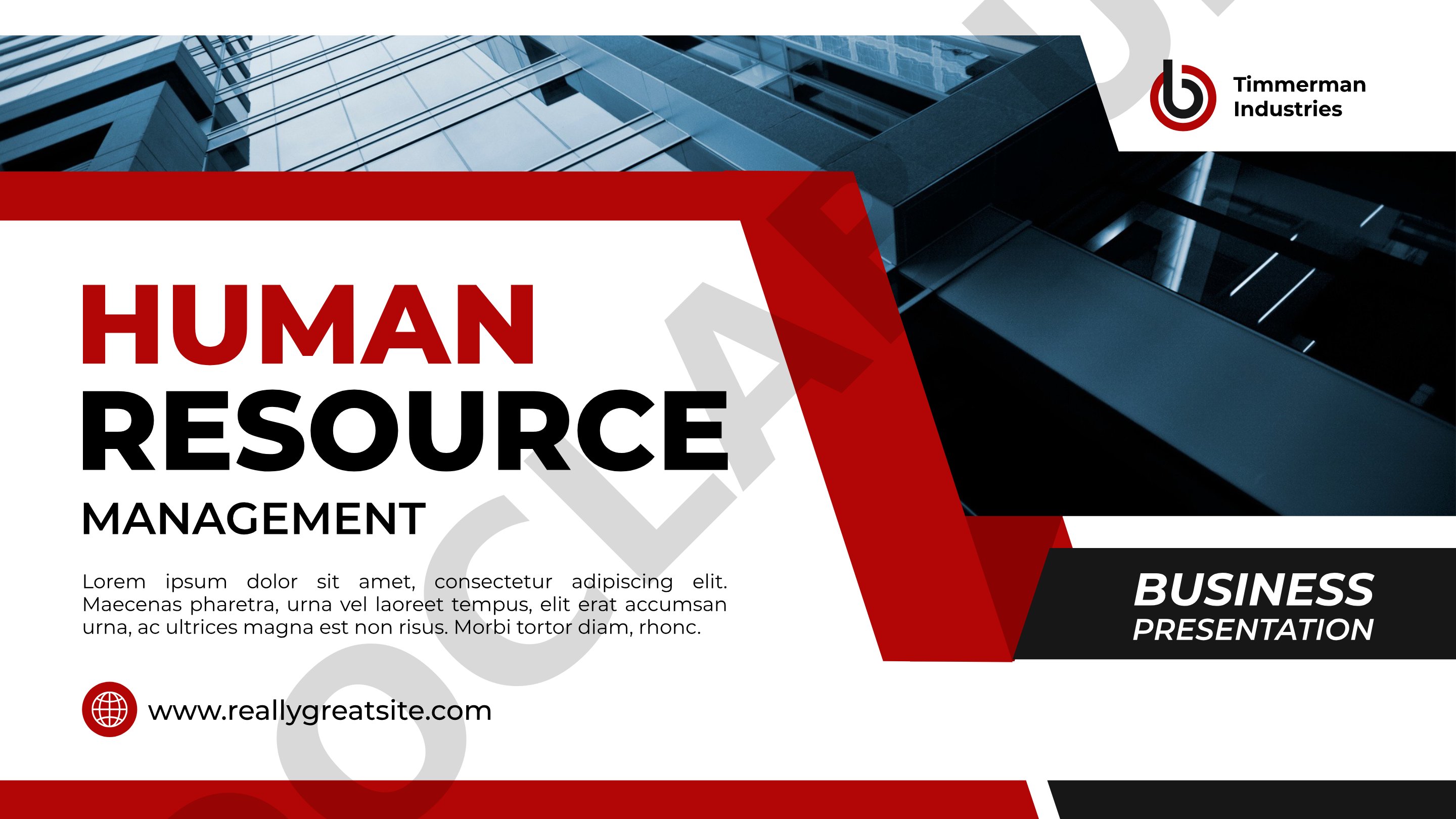Human Resource Management at Timmerman Industries