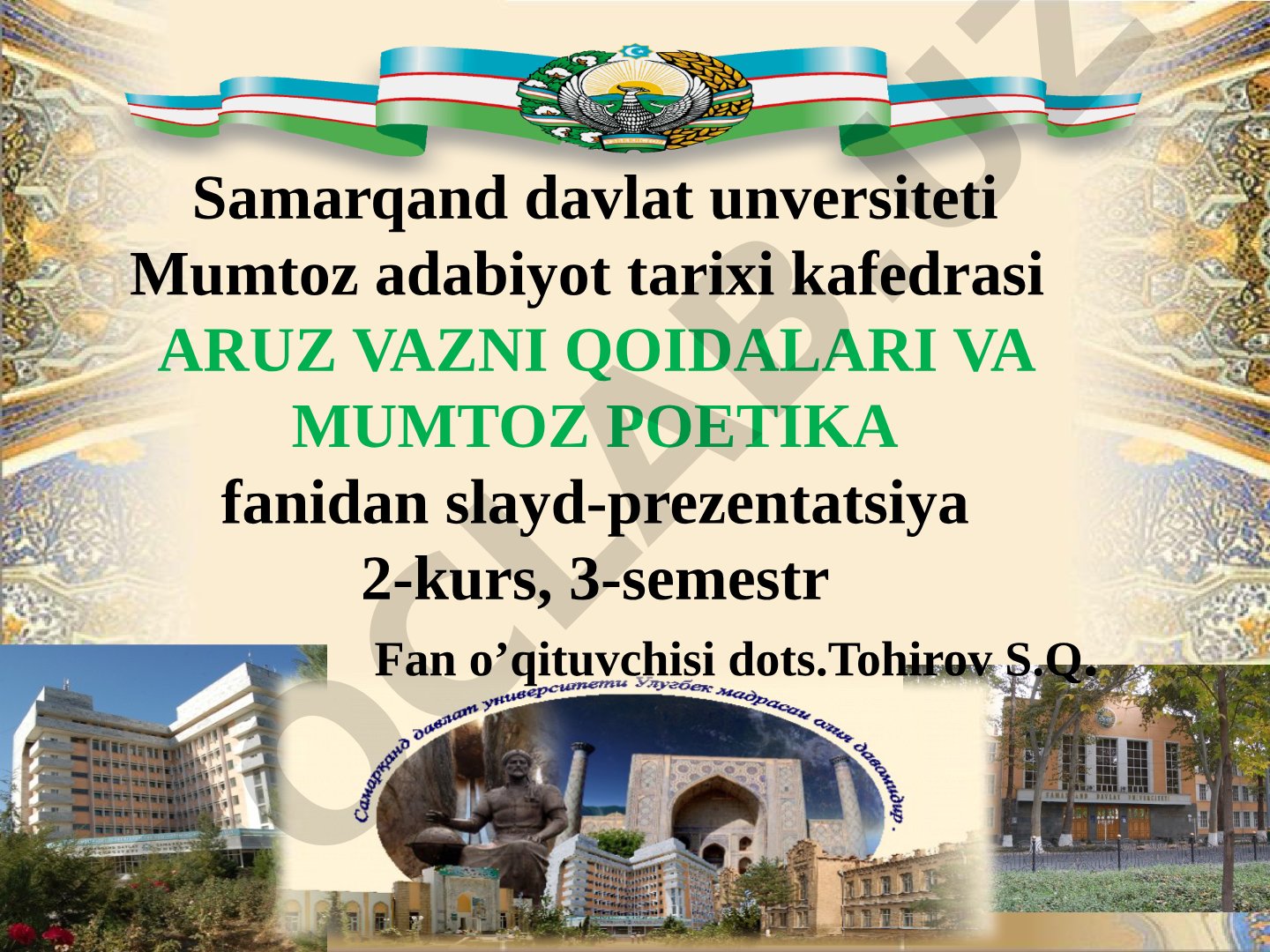Mumtoz badiiy san'atlar, Badoye' us-sanoye' asari asosida nutq go'zalliklari bayon