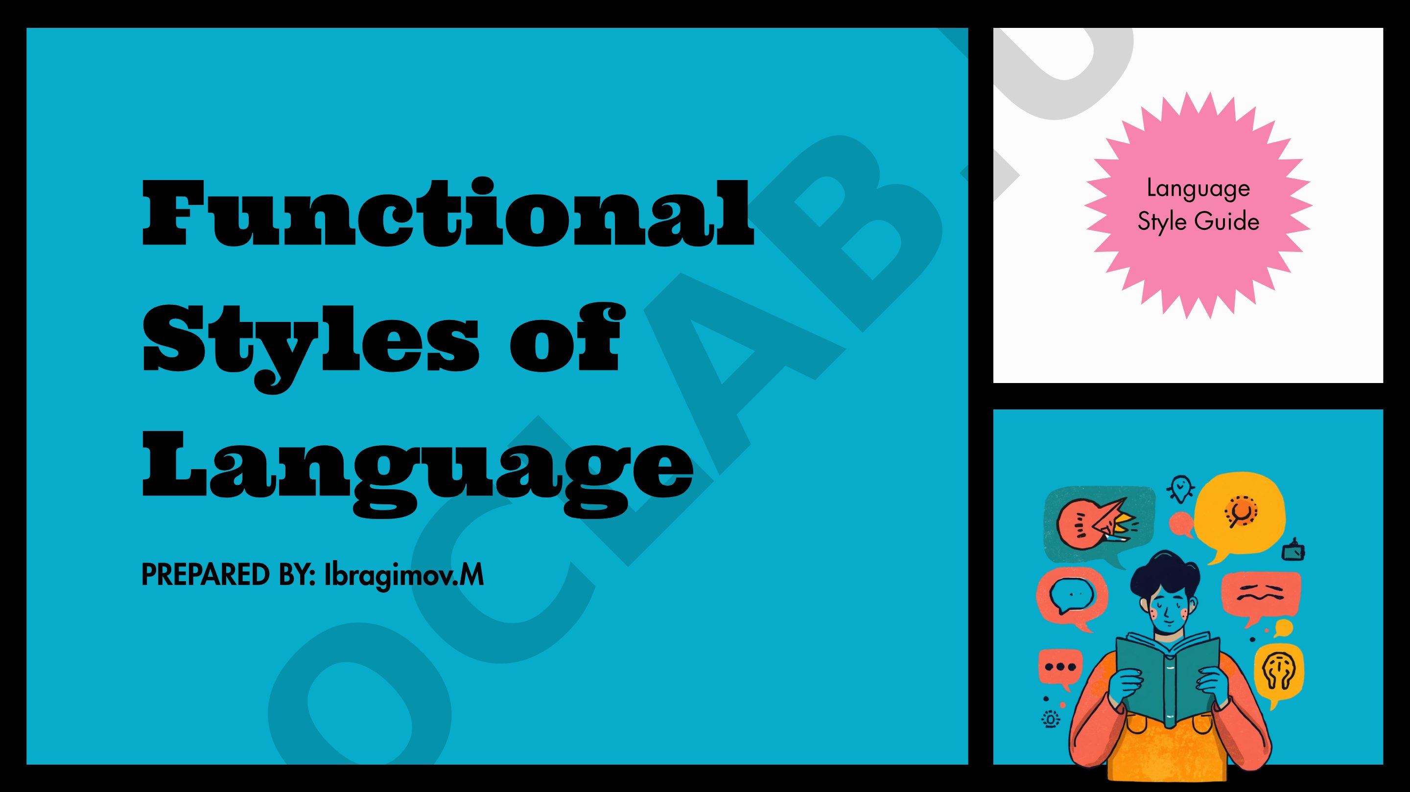 Functional Styles of Language