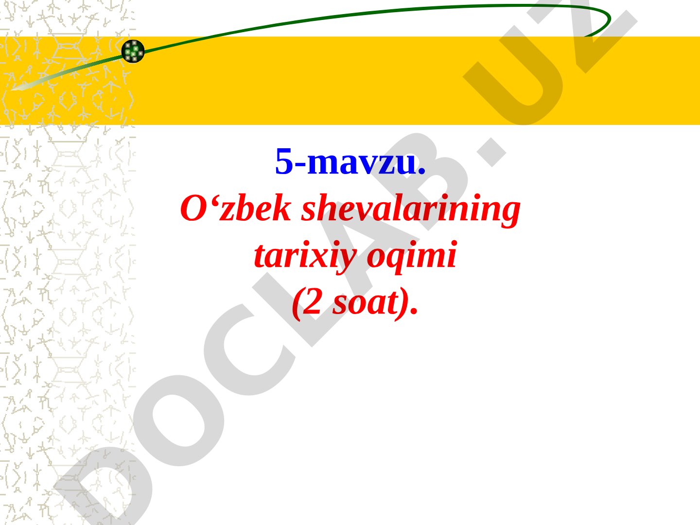 O‘zbek shevalarining tarixiy oqimi