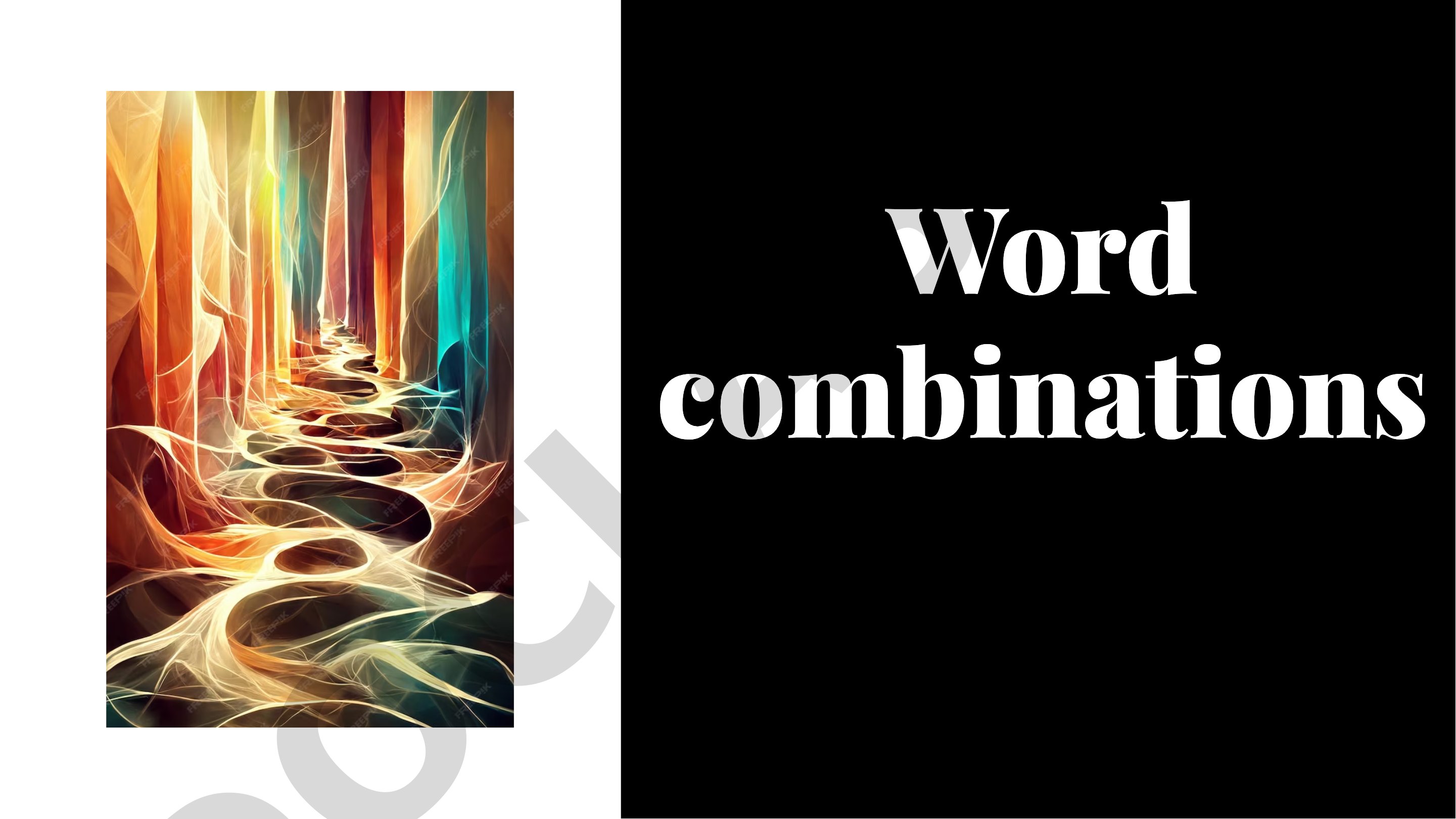 The Art of Word Combinations