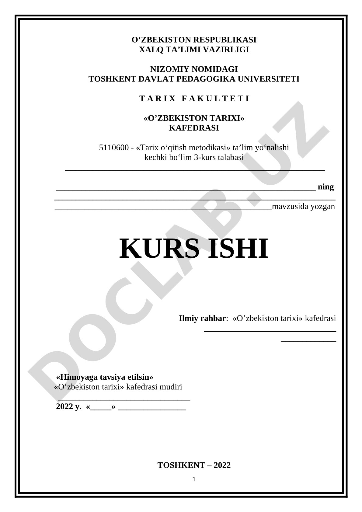 Ikkinchi jahon urushi yillarida O'zbekiston Respublikasi etnik tarkibidagi o'zgarishlar