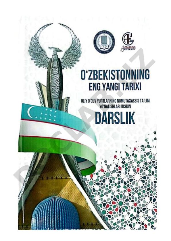 O‘zbekistonning eng yangi tarixi fanining predmeti, maqsadi va vazifalari