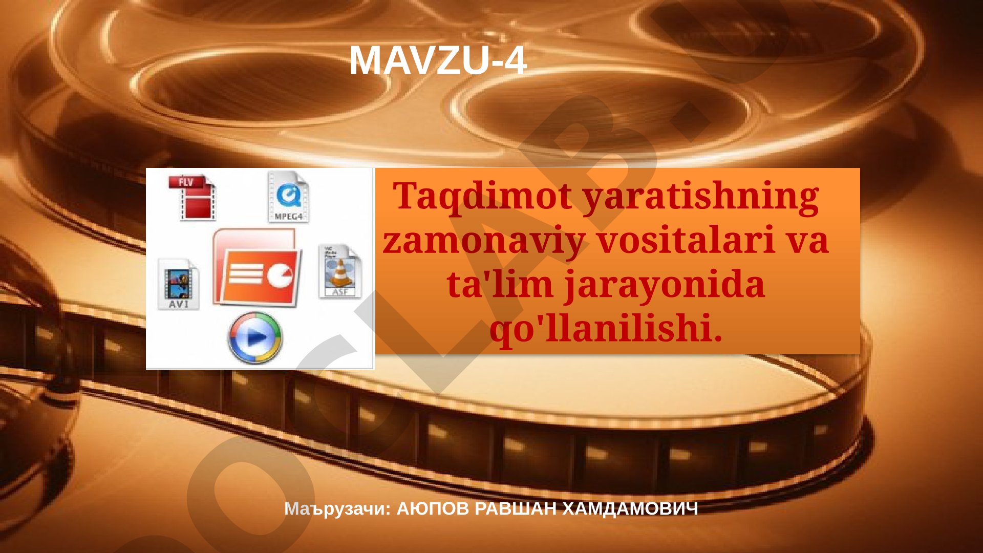 Zamonaviy dasturiy vositalar va ta'lim jarayonida qo'llanilishi