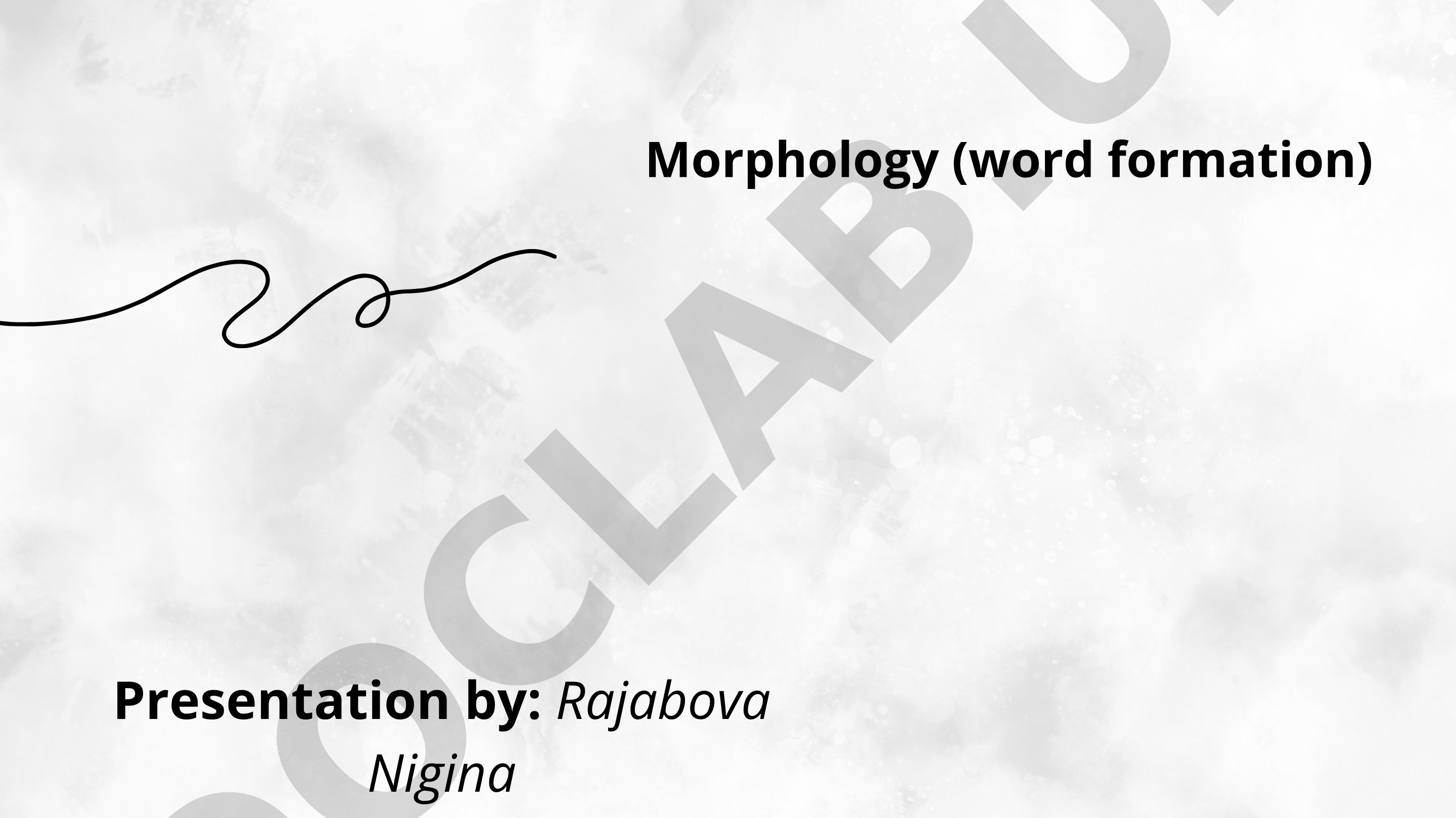 Covers morphemes, affixation, derivation, inflection, and word formation