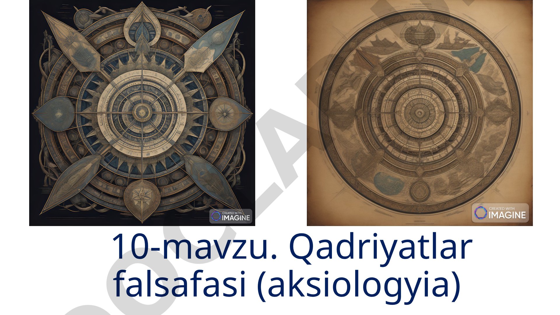 Qadriyatlar falsafasi (Aksiologiya)