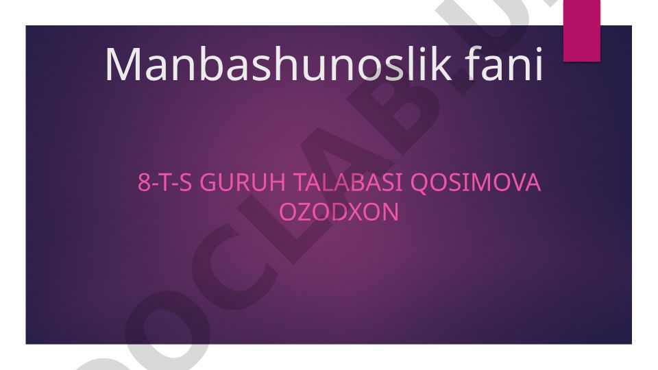 Epigrafika va Avesto haqida