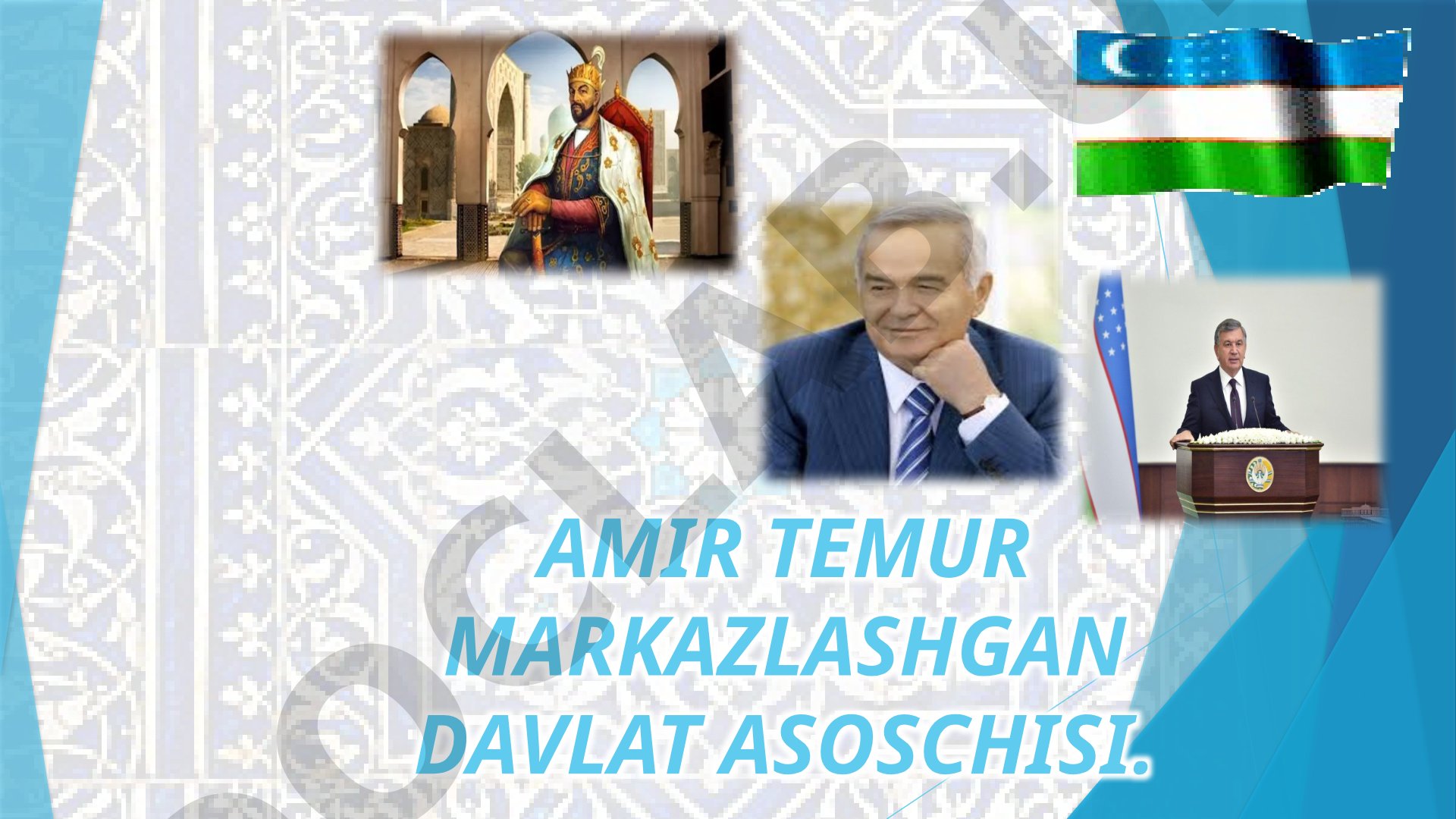 Amir Temur markazlashgan davlat asoschisi