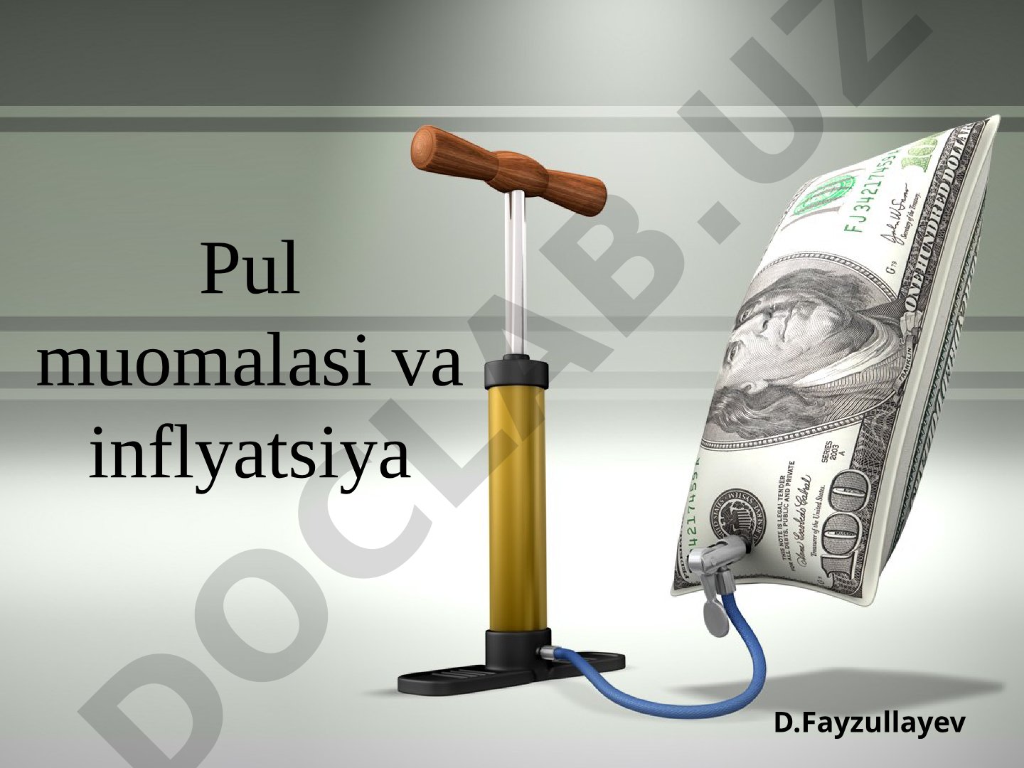Pul muomalasi va inflyatsiya