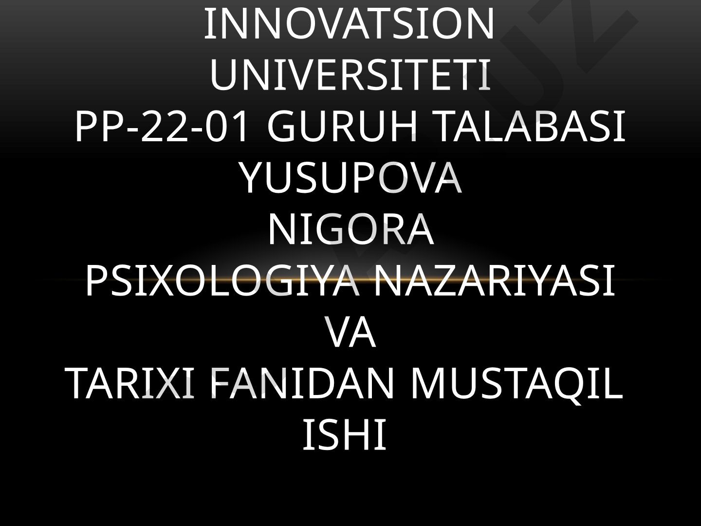 O'rta asrlarda psixologiyaning umumiy tavsifi