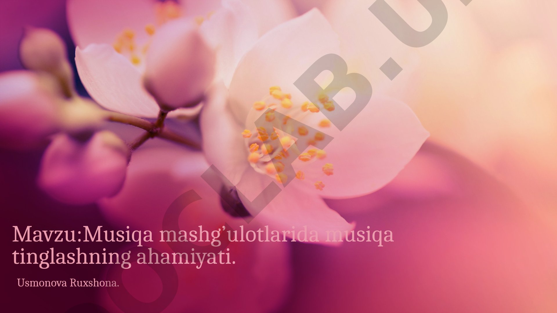 Musiqa mashg’ulotlarida musiqa tinglashning ahamiyati