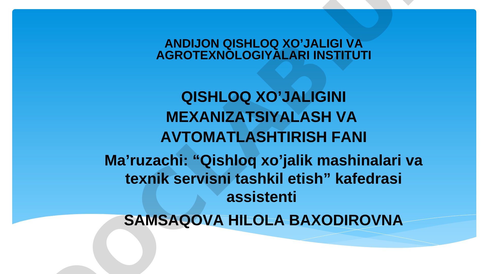 MEVA –SABZAVOT URUG‘ EKISH VA KO‘CHAT O‘TKAZISH MASHINALARI