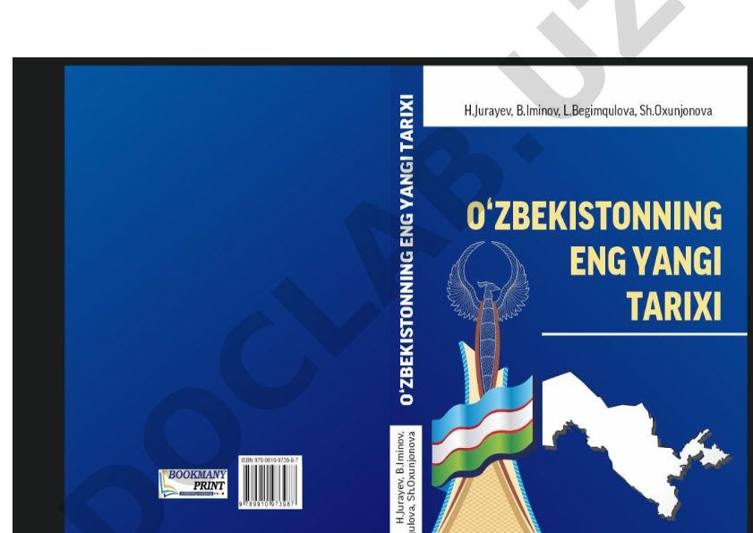 Oʻzbekistonning eng yangi tarixi (Bakalavriat bosqichi talabalari uchun)
