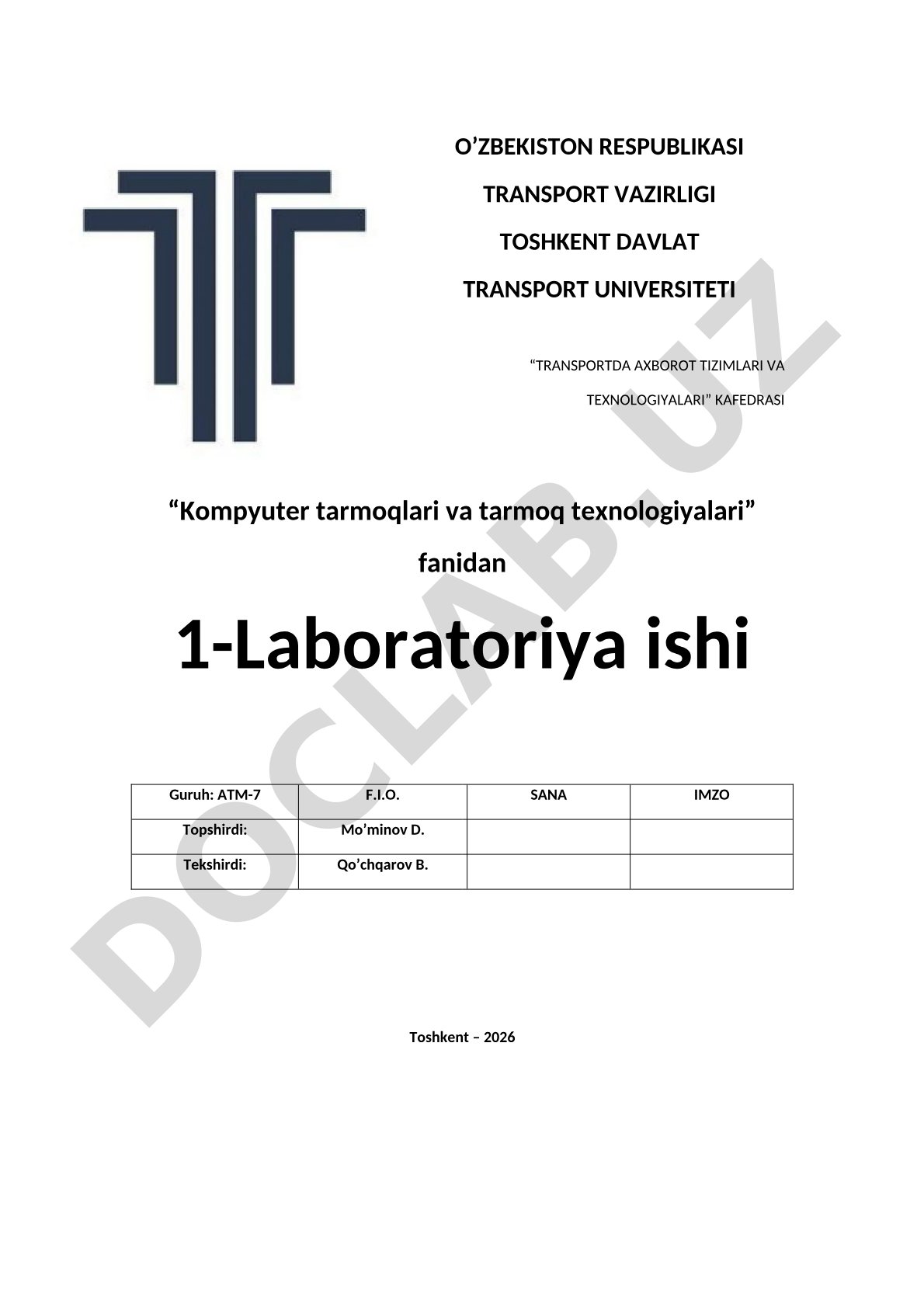 Routerlar yordamida lokal tarmoqlar orasida ma'lumot almashish